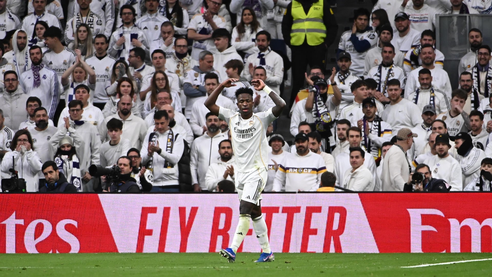 Vinicius Jr., jugador del Real Madrid en el juego ante Levante - Foto: EFE