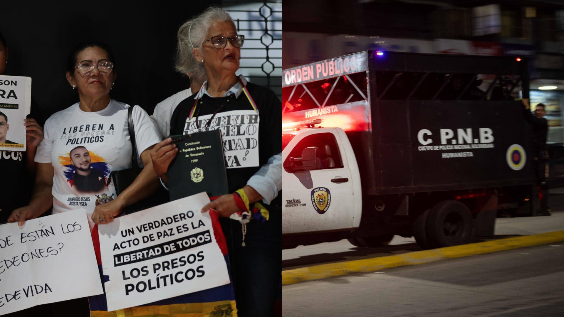 Tensión entre las fuerzas del régimen y los familiares de los presos políticos / FOTO: EFE