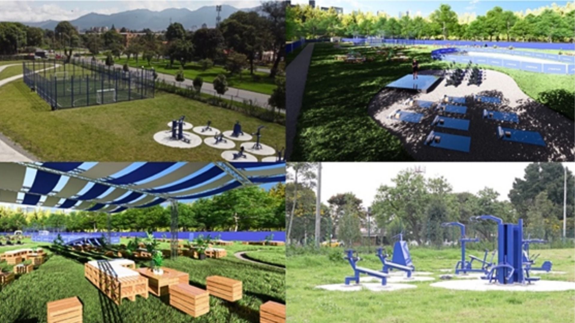 Zona deportiva en Bogotá - Fotos de referencia Decathlon Play