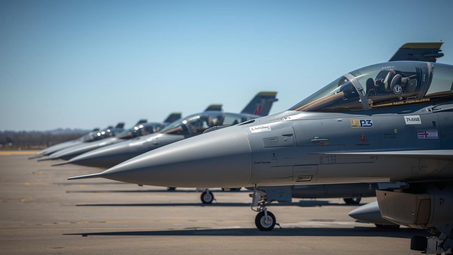 Foto de referencia Canva - F-16