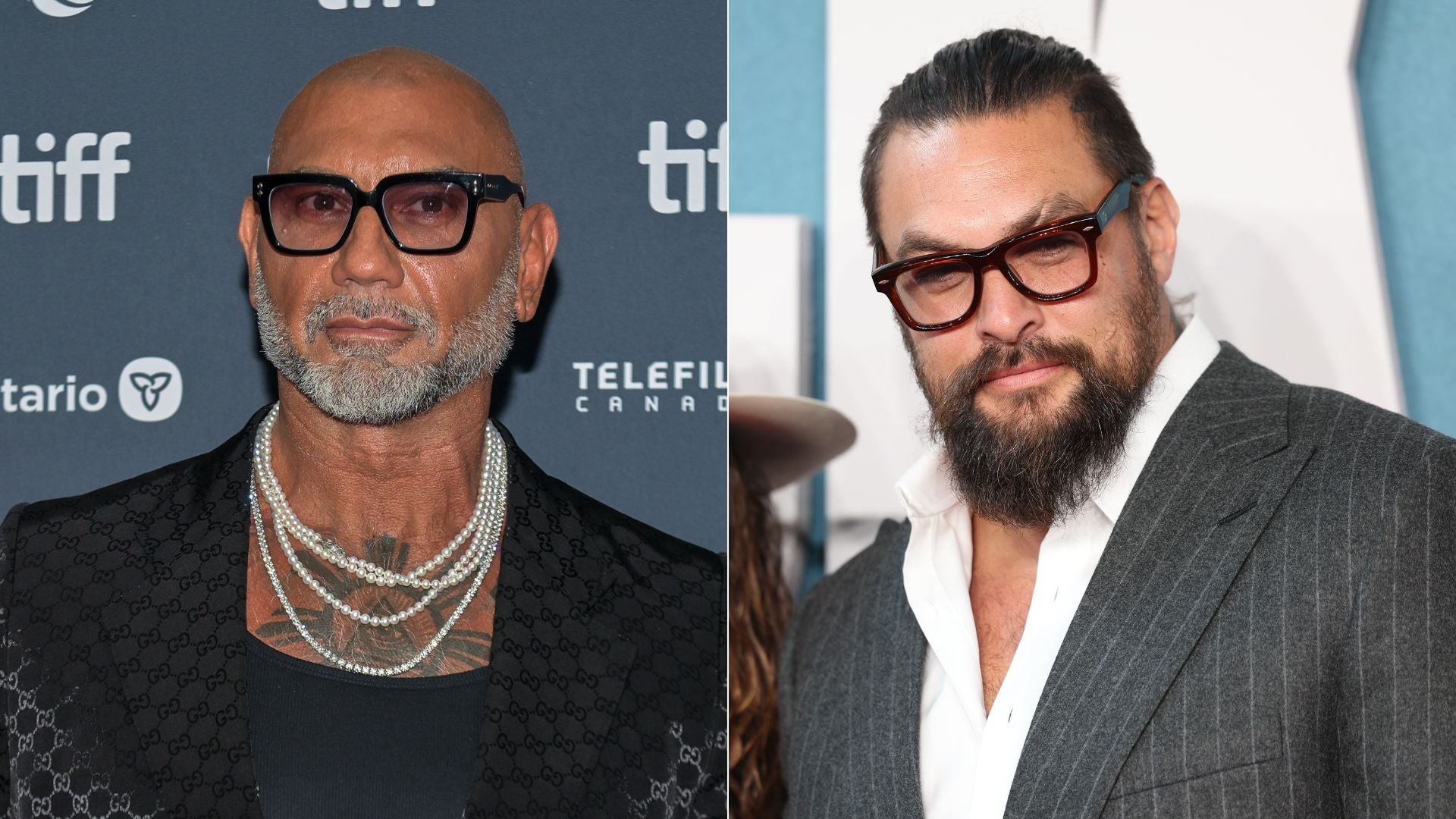 Dave Bautista/ Jason Momoa - Fotos EFE