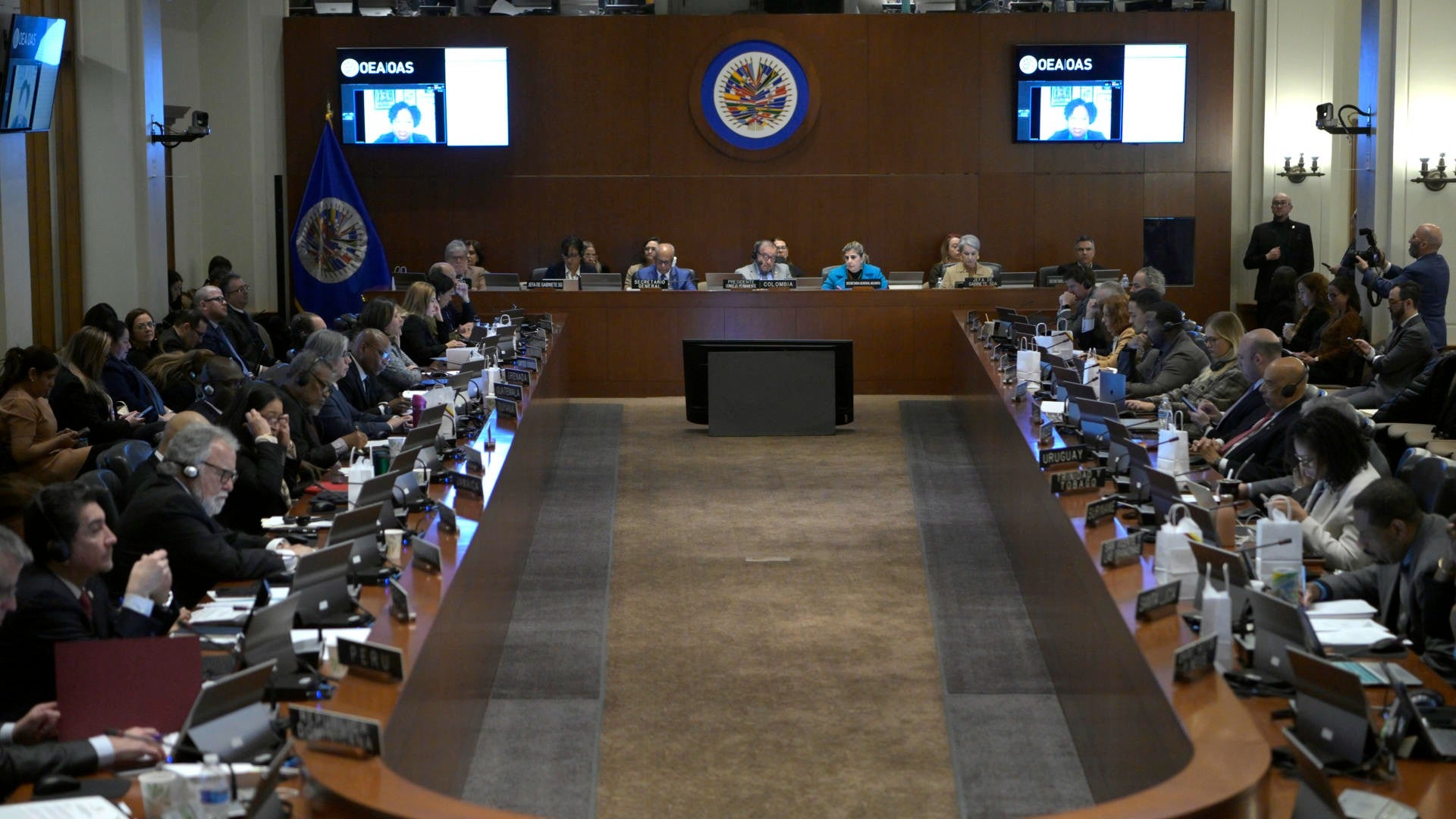 Reunión en la OEA sobre los presos políticos en Venezuela - Foto: EFE