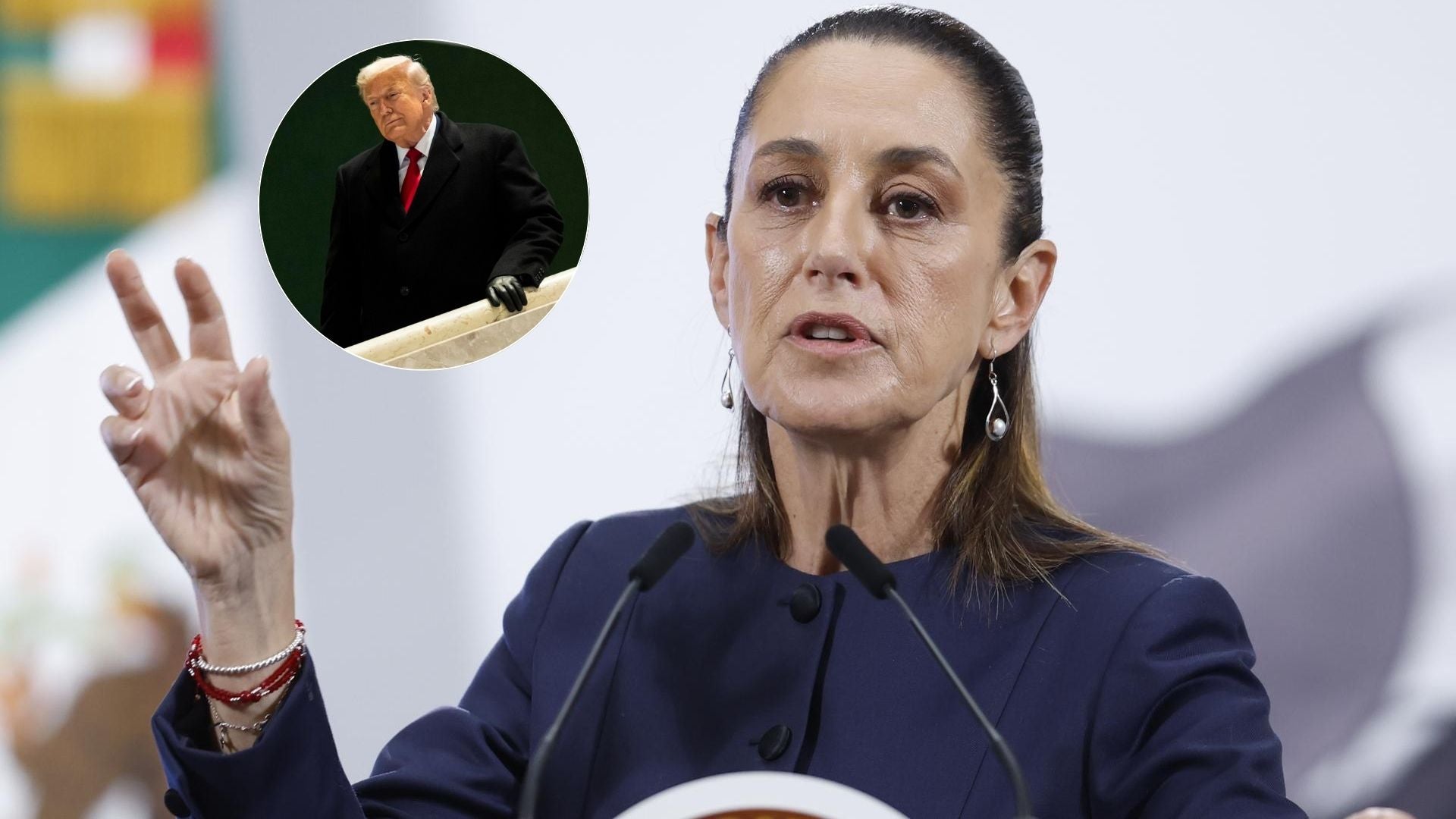Claudia Sheinbaum y Donald Trump - Fotos: EFE