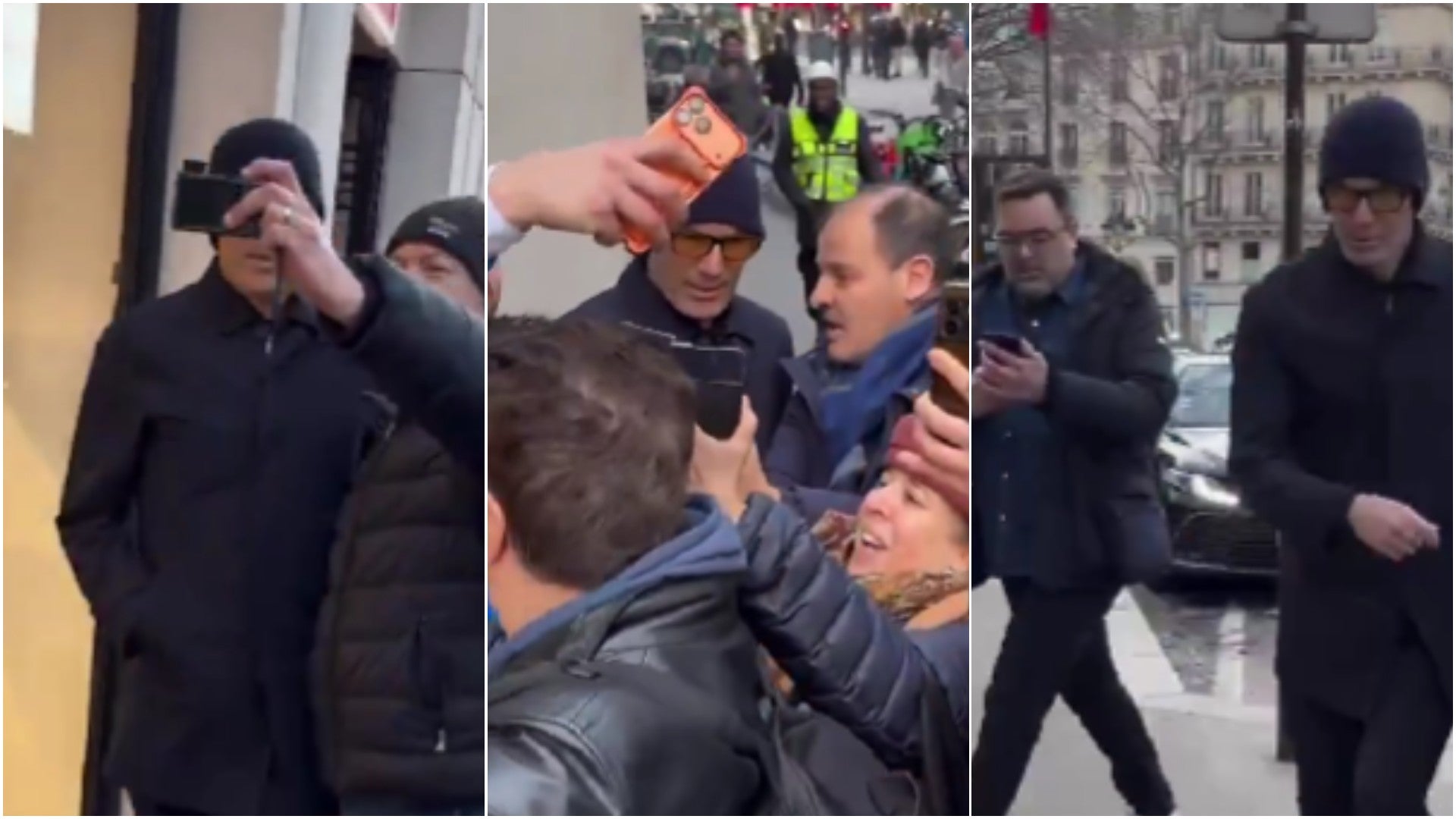 Zinedine Zidane, exfutbolista y entrenador, caminando en París - Fotos: X