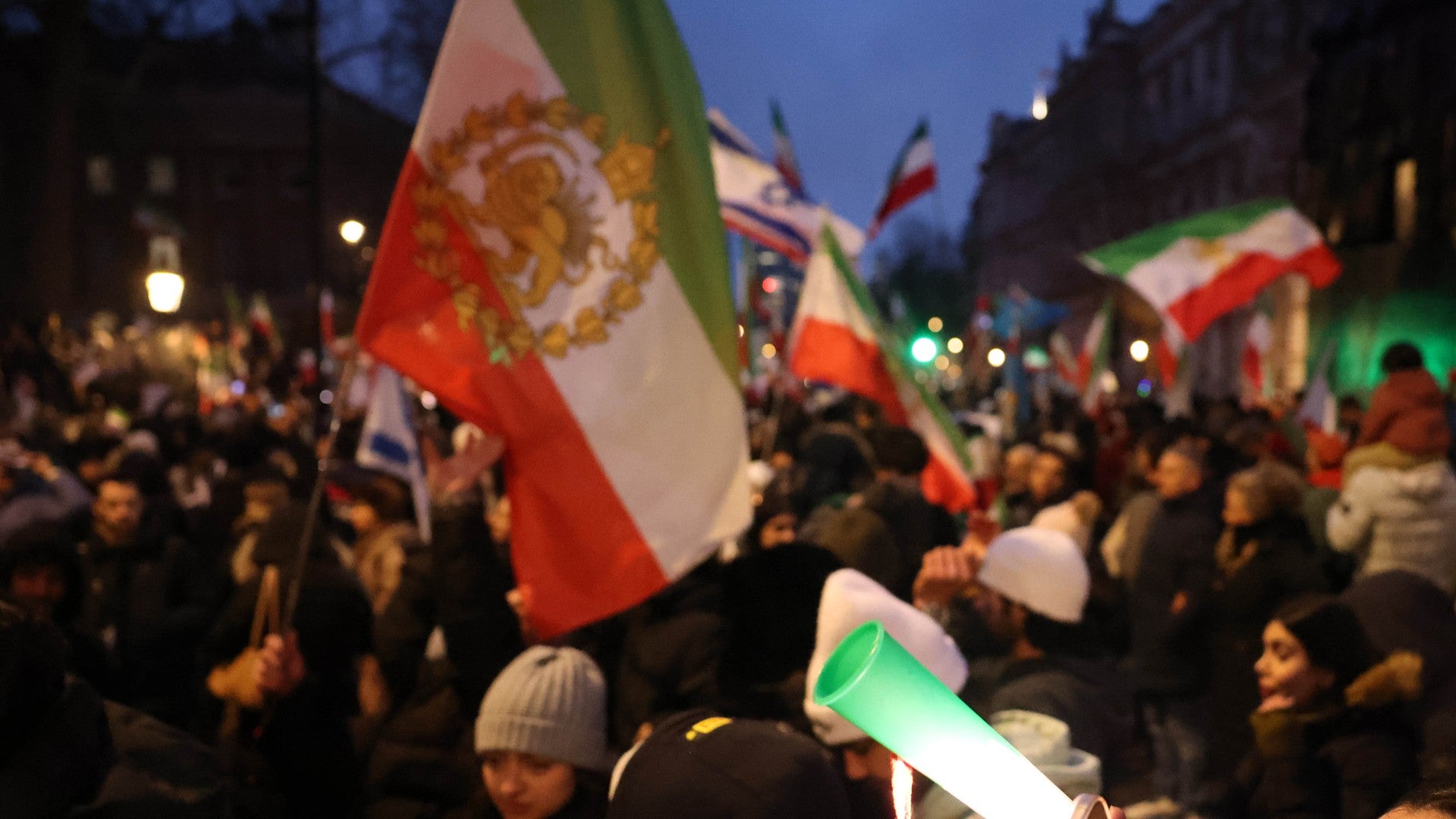 Protestas en Irán . Foto: EFE