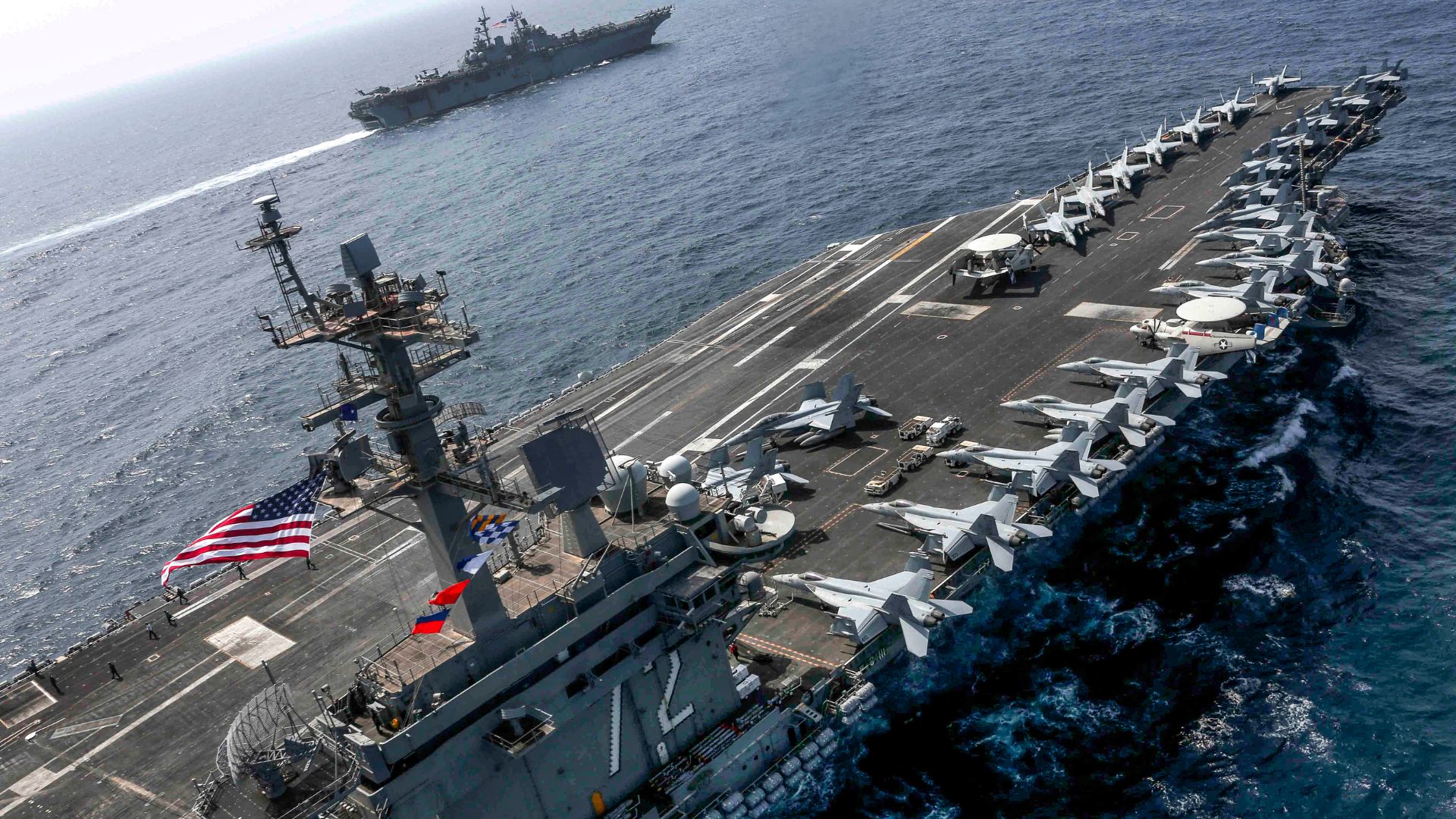 Portaviones USS Abraham Lincoln - Foto AFP