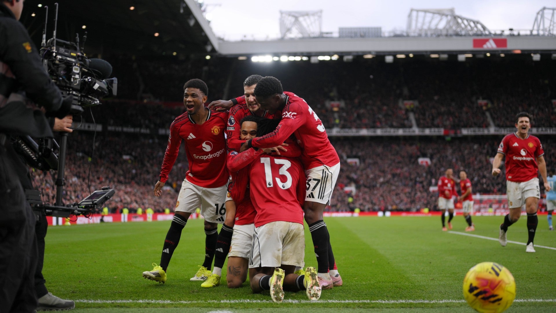 Jugadores del Manchester United | Foto: EFE