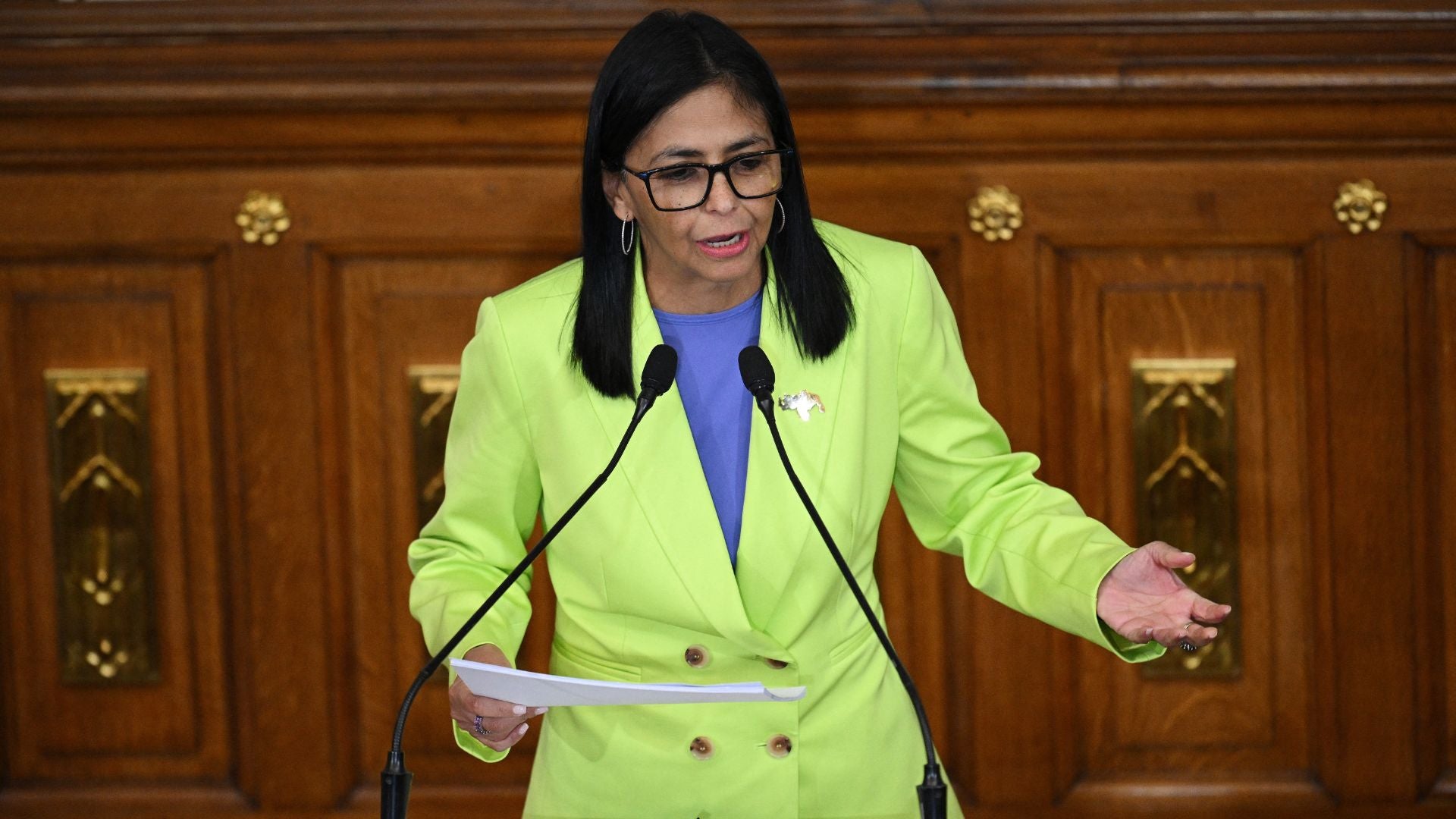 Delcy Rodríguez - Foto: AFP