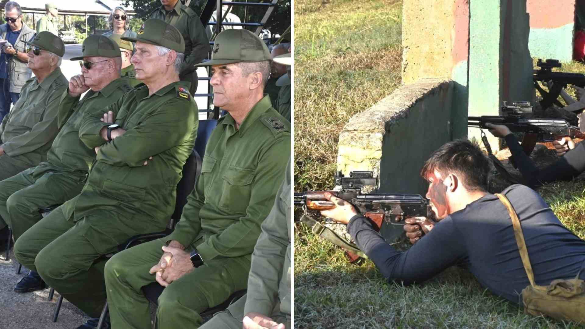 Régimen de Cuba adelanta ejercico militares - Fotos tomadas de la página oficial del régimen cubano
