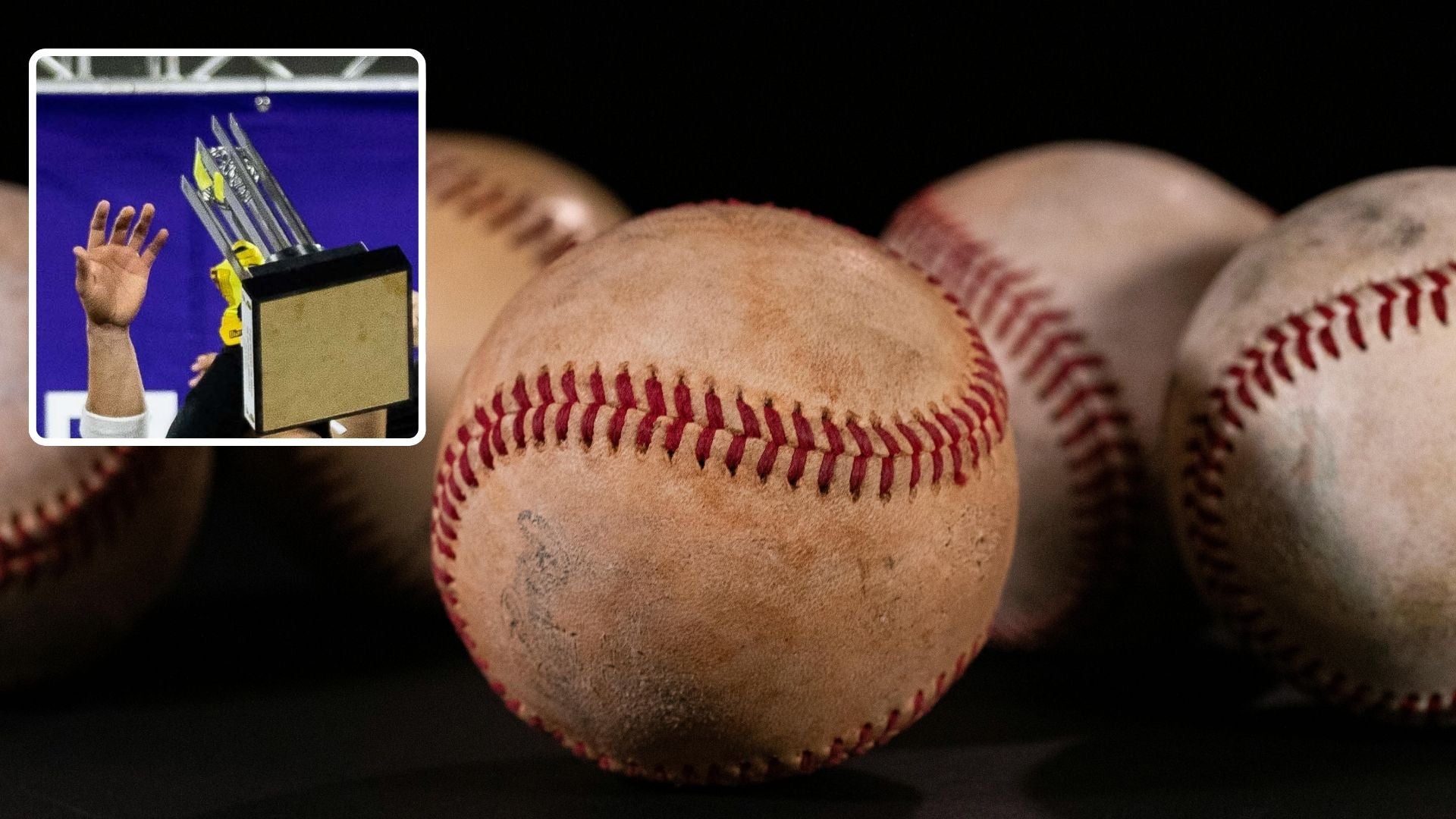 Trofeo de campeón de la LVBP / Pelotas de béisbol - Fotos: EFE / Pexels