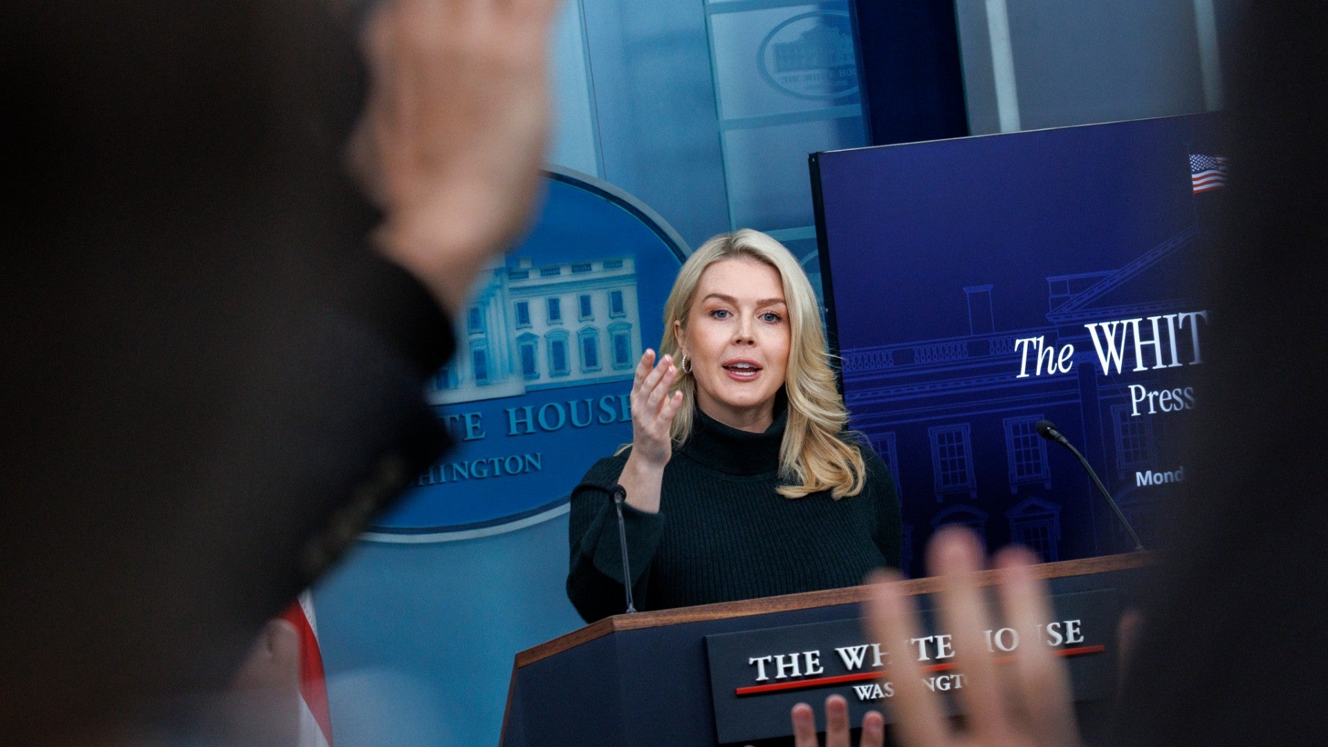 Karoline Leavitt, secretaria de prensa de la Casa Blanca - Foto: EFE