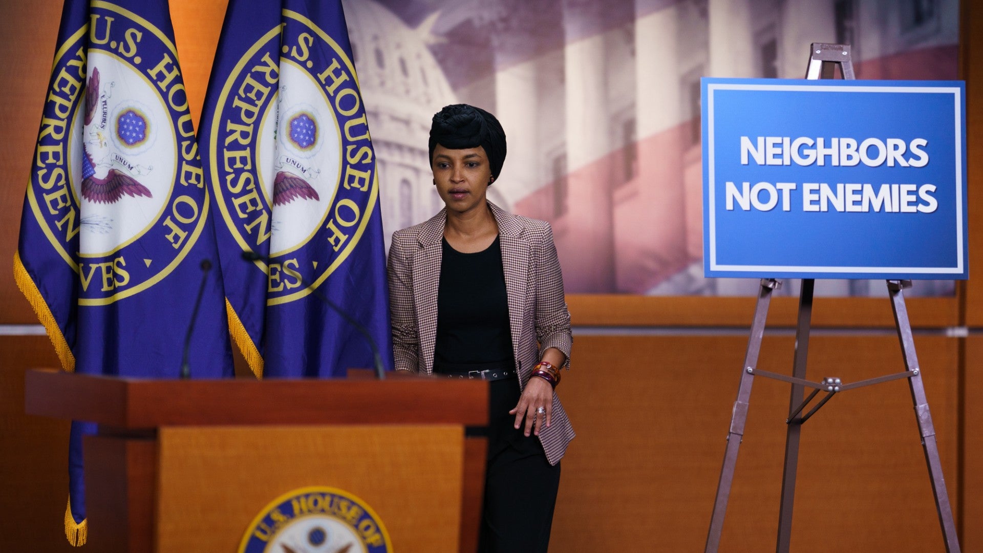 Congresista democrata Ilhan Omar | Foto: EFE