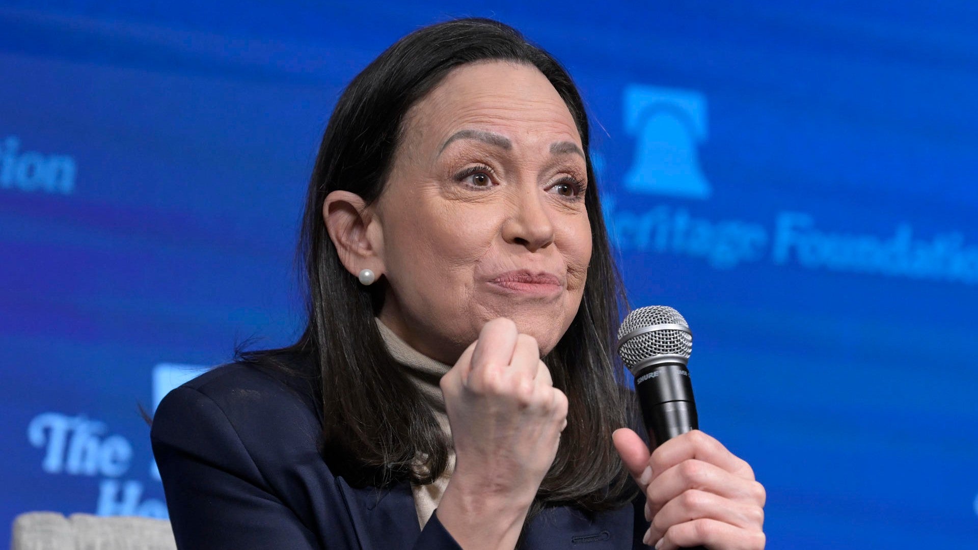 María Corina Machado, galardonada con el premio Nobel de la Paz y líder democrática de Venezuela - Foto: EFE