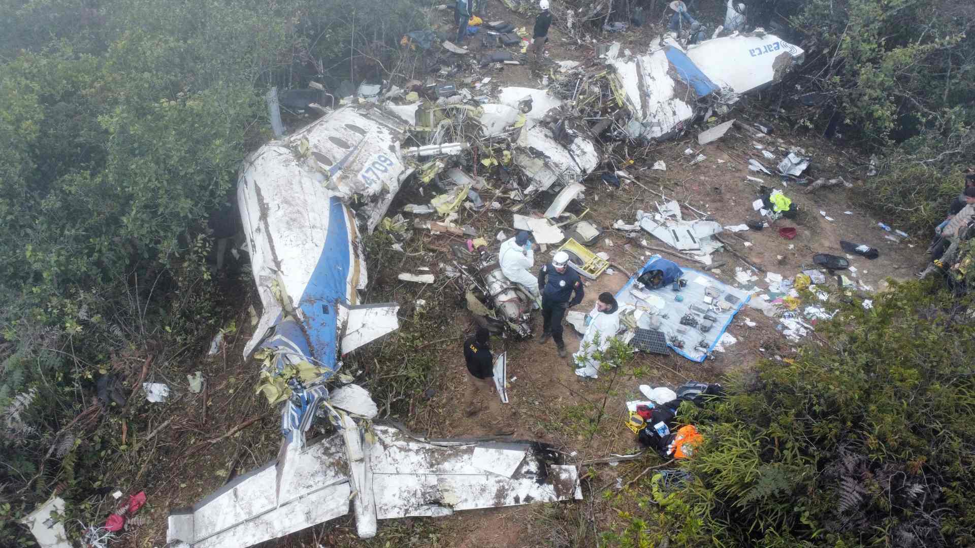 Accidente aéreo en Colombia - AFP