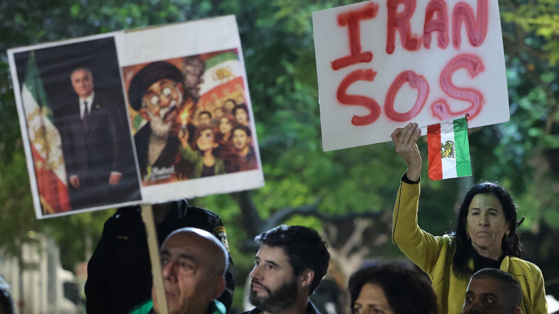 Manifestaciones en contra del gobierno de Irán - Foto: AFP