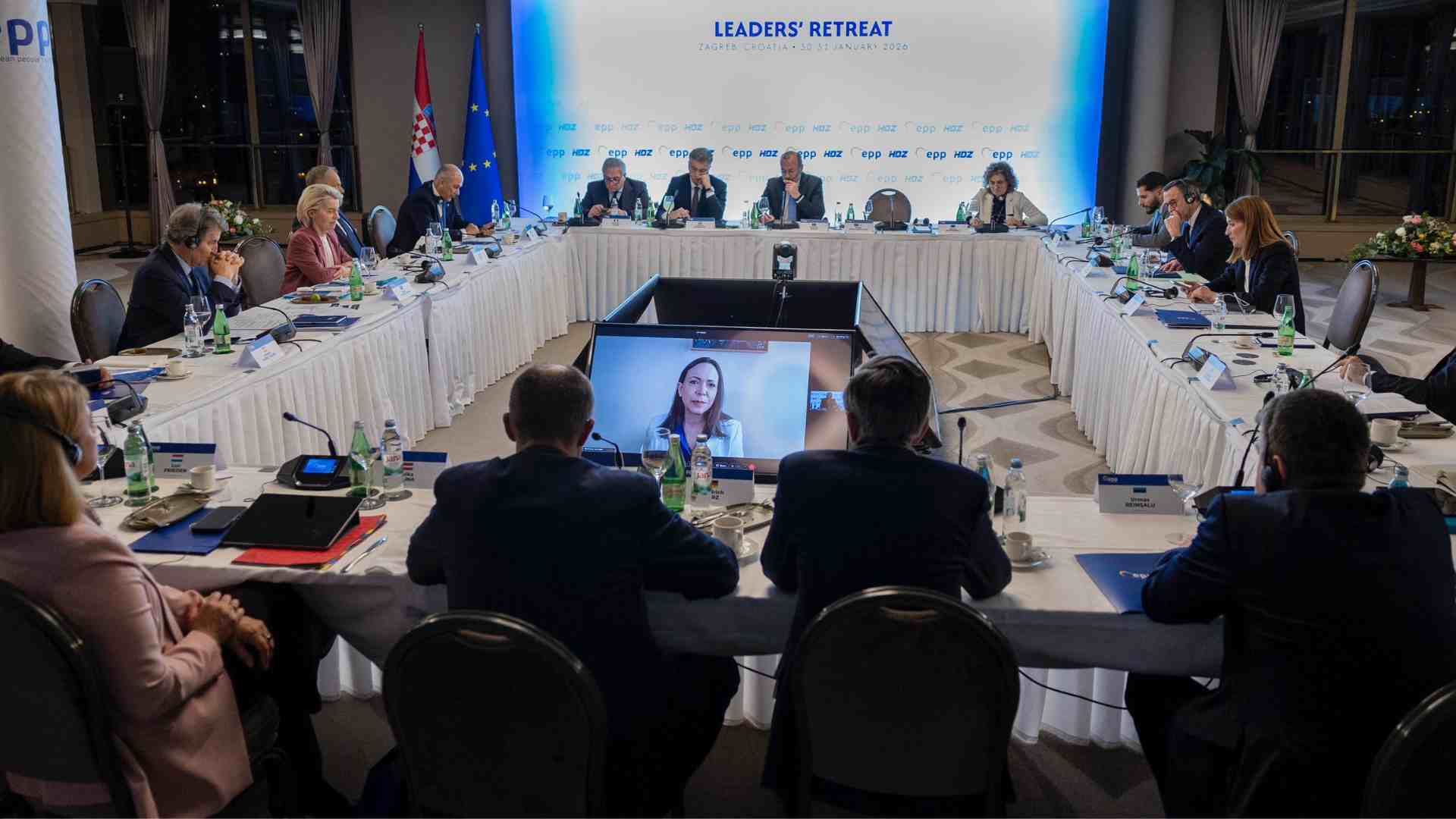 María Corina Machado se reúne con líderes europeos - Vente Venezuela