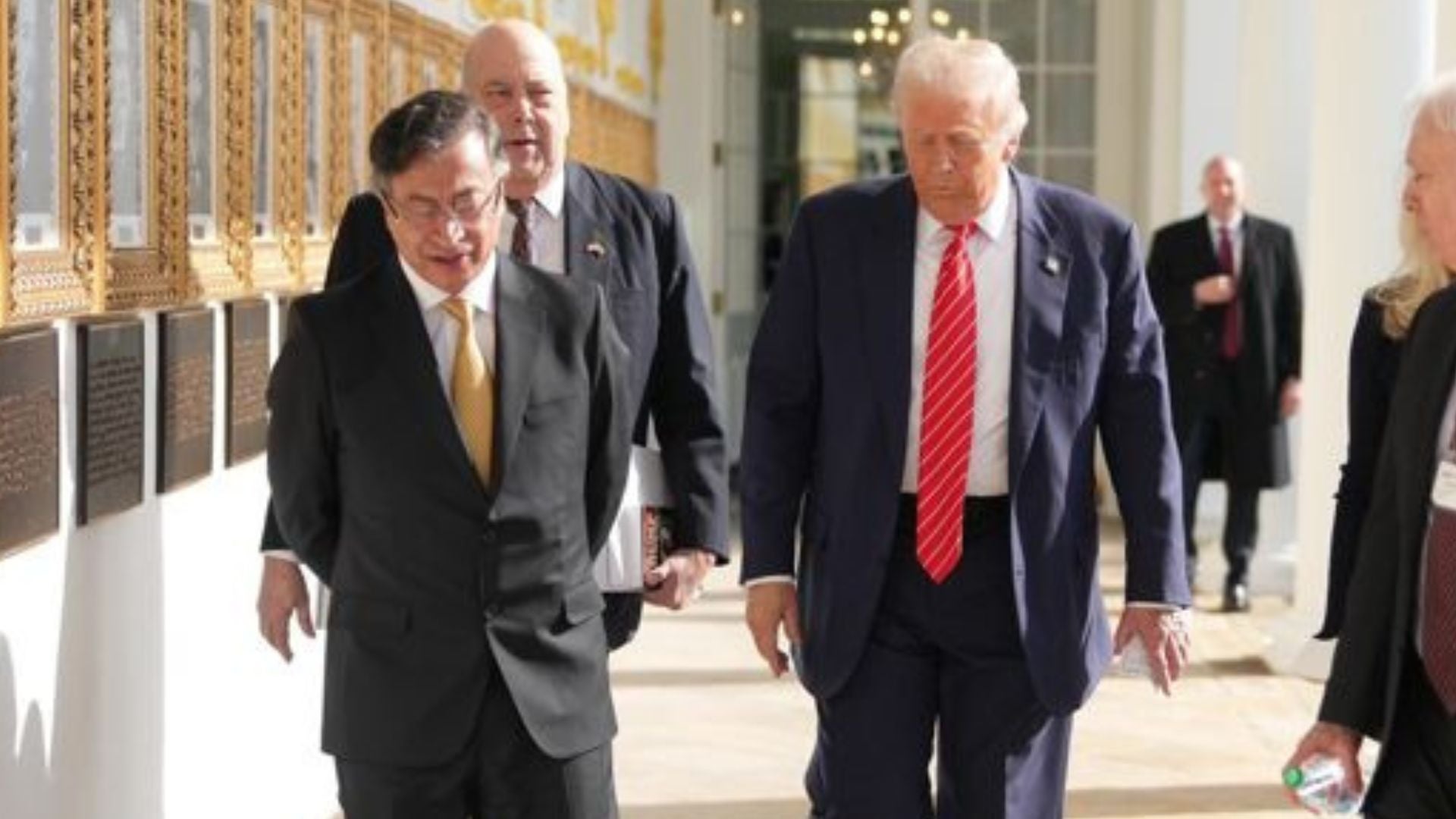 Gustavo Petro - Donald Trump en la Casa Blanca