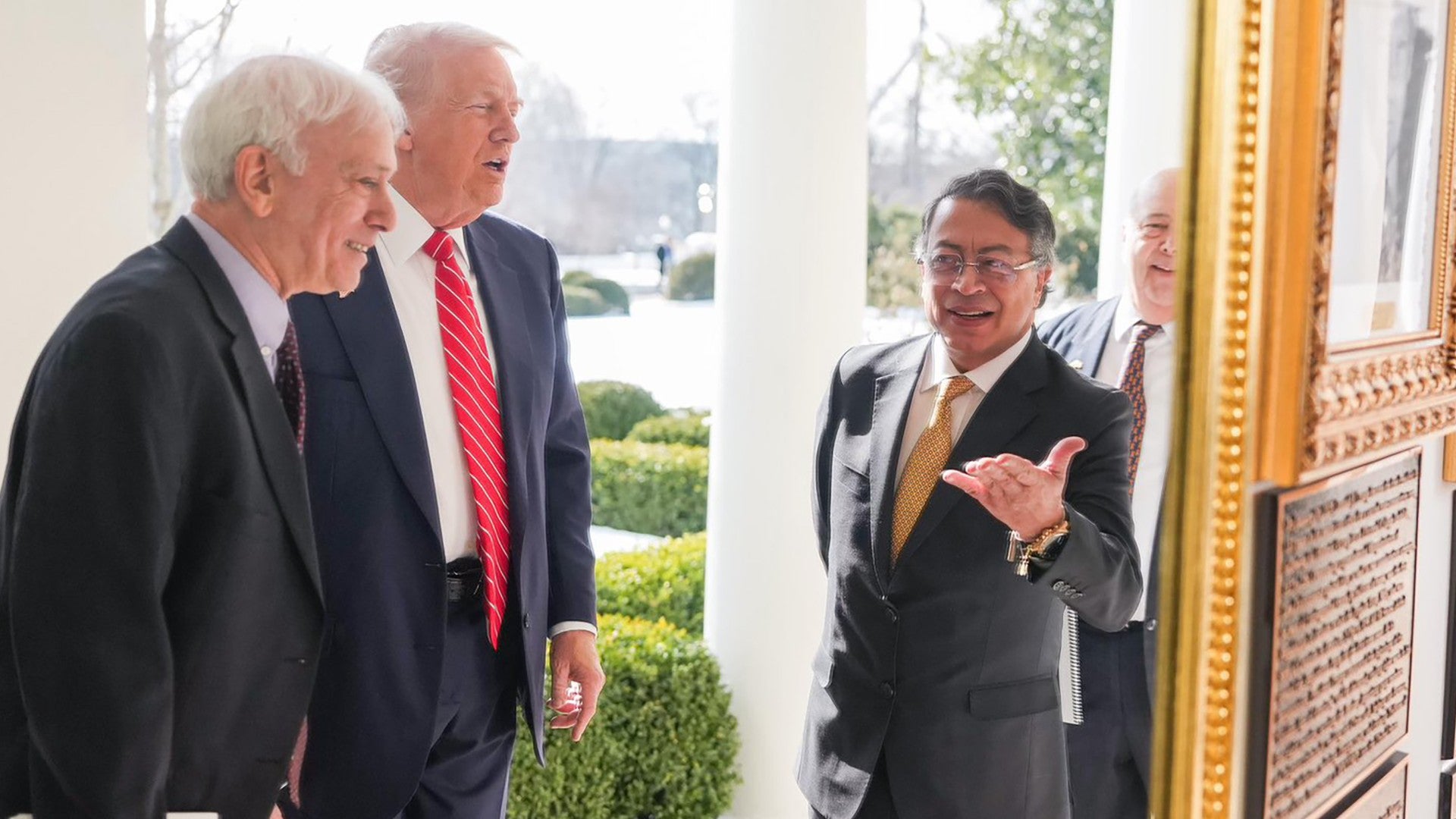 Encuentro entre los presidentes Donald Trump y Gustavo Petro - Foto: EFE