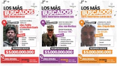 Recompensa contra criminales en Colombia - Fotos: Ministerio de Defensa de Colombia