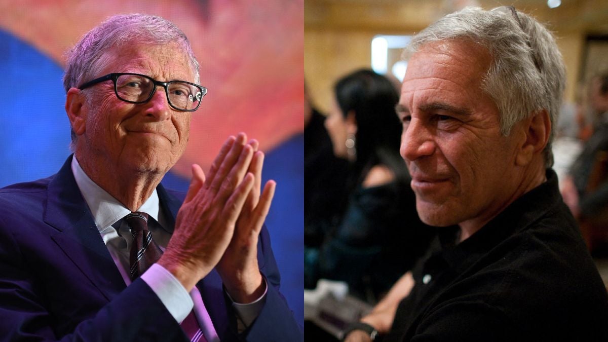 Bill Gates y Jeffrey Epstein (AFP)