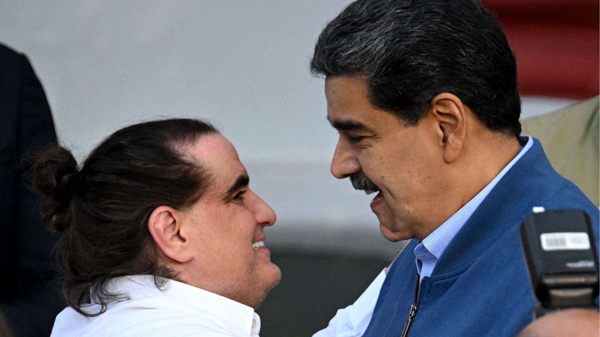 Alex Saab y Nicolás Maduro - Foto AFP