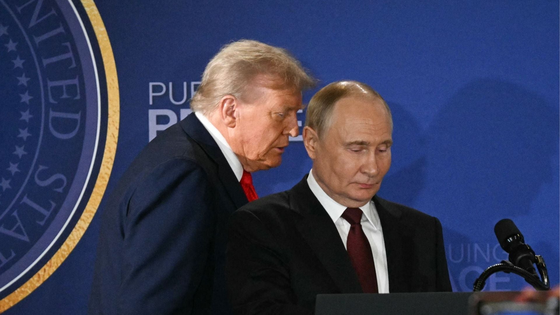 Donald Trump/ Vladímir Putin - Fotos AFP