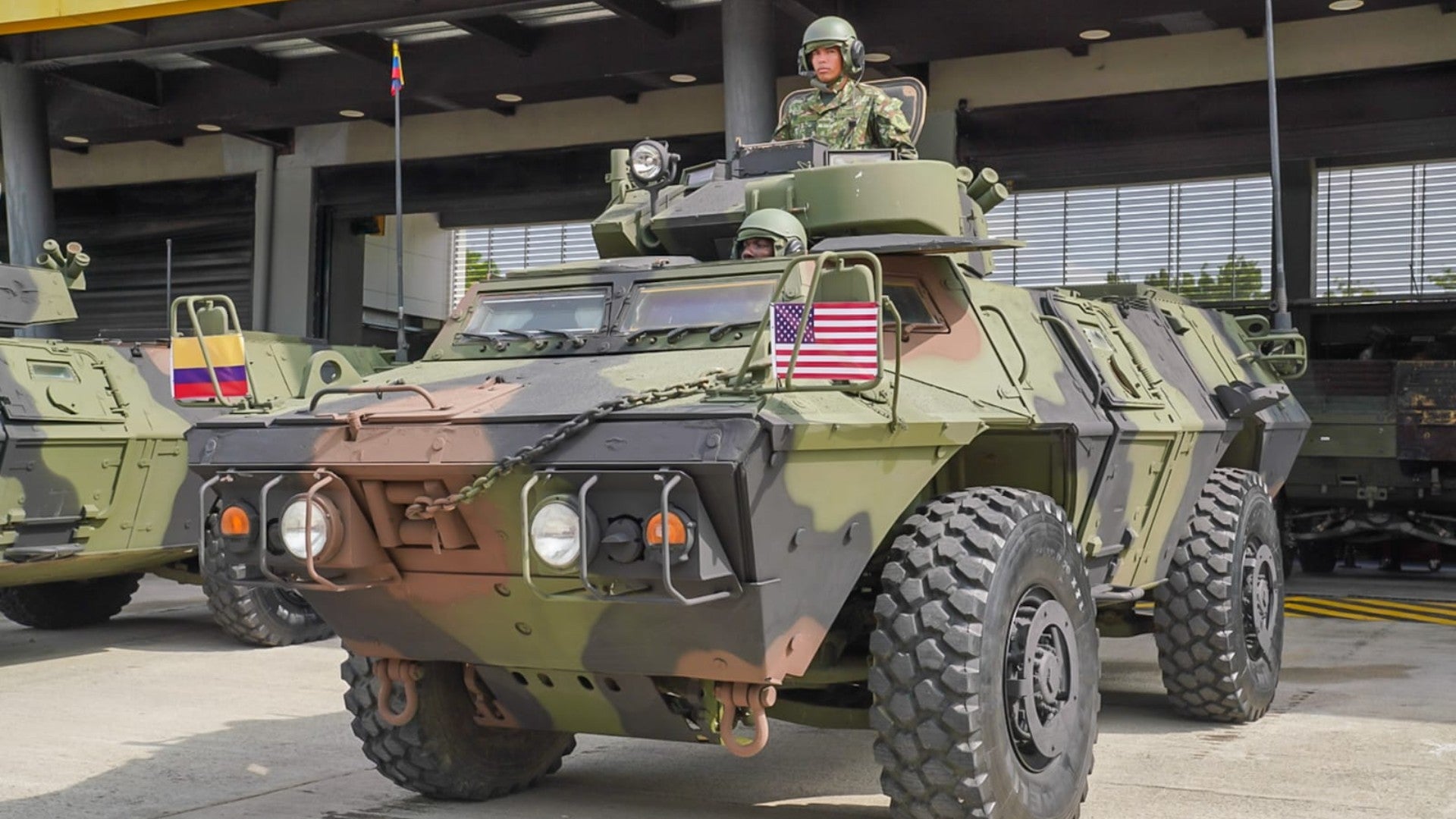 Vehículos de guerra donados por EE. UU. a Colombia - Foto: Ejército de Colombia