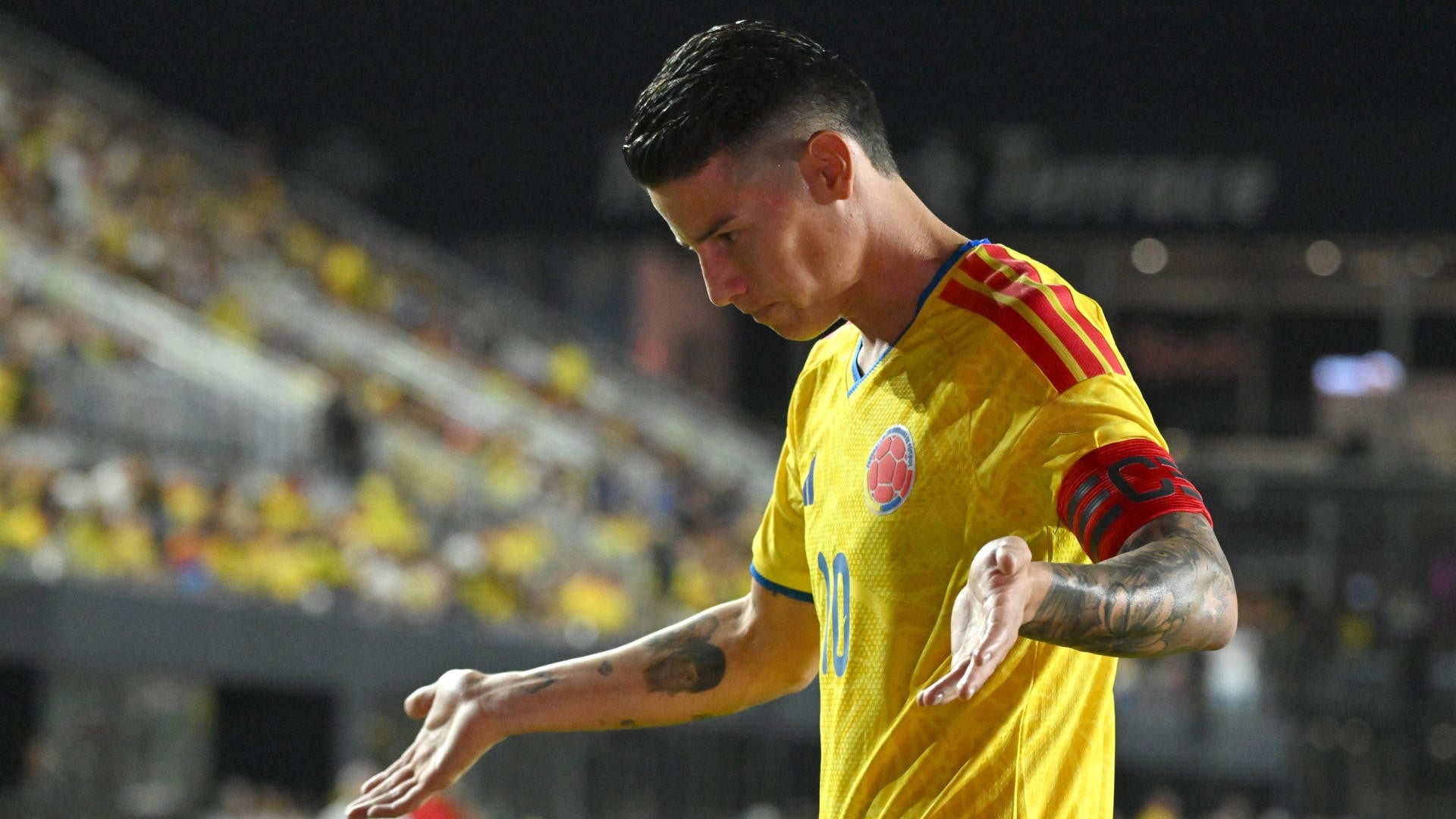 James Rodríguez, jugador de la selección Colombia - Foto: EFE