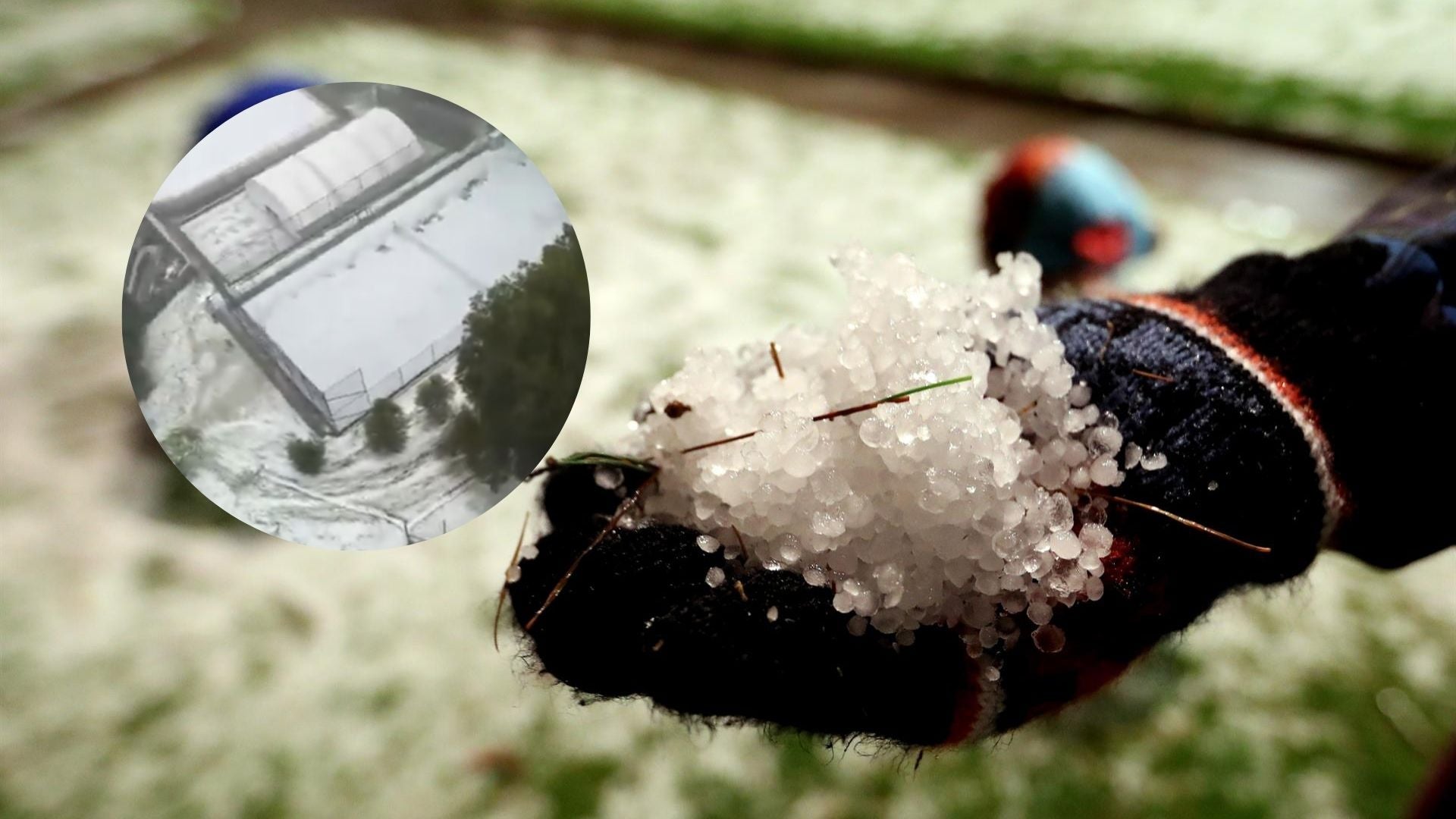 Granizada en Bogotá - Foto dereferencia EFE/ Captura de video