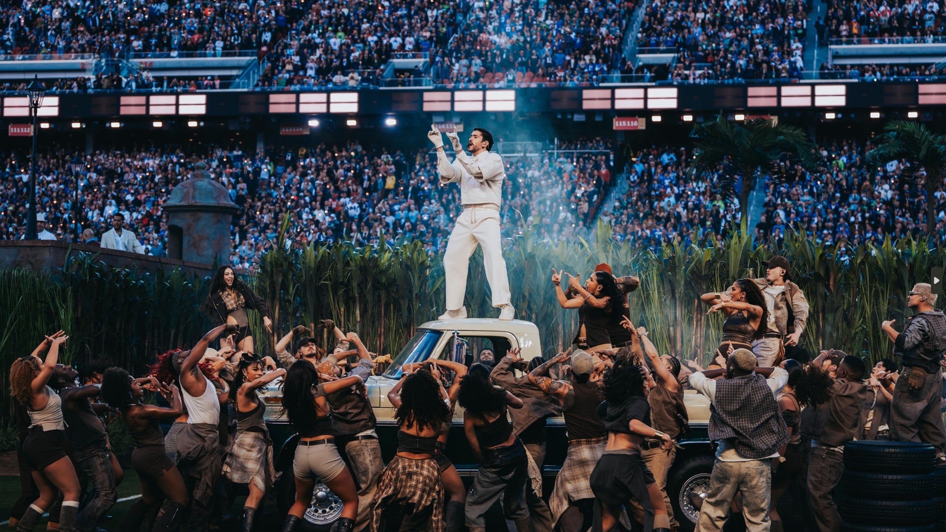 Show de mediotiempo de Bad Bunny en el Super Bowl - Foto: EFE