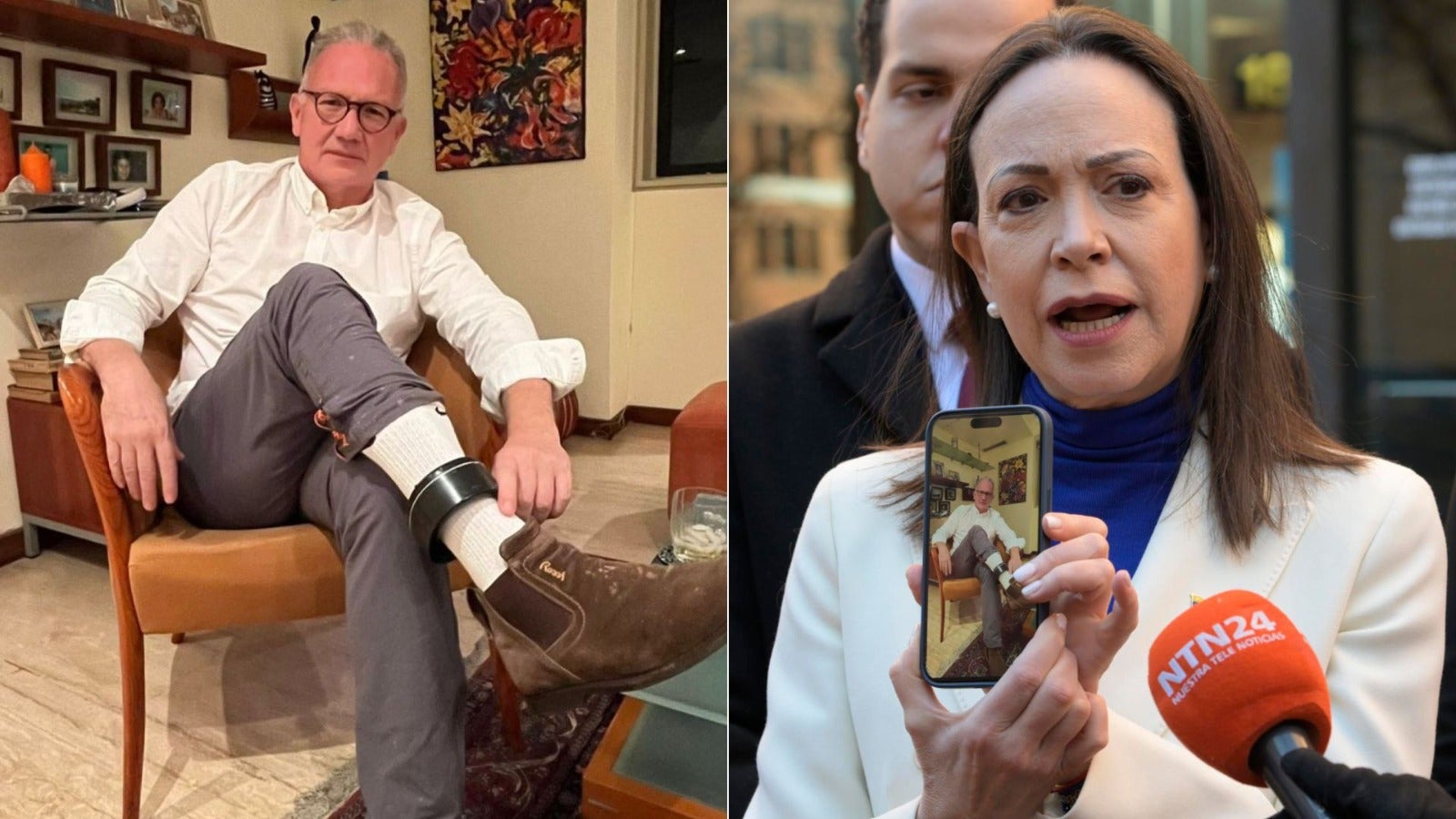 Perkins Rocha, exprisionero político venezolano / María Corina Machado, Premio Nobel de la Paz