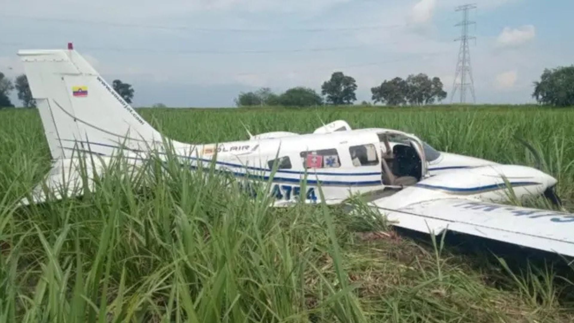 Accidente aéreo - Foto Aeronáutica Civil
