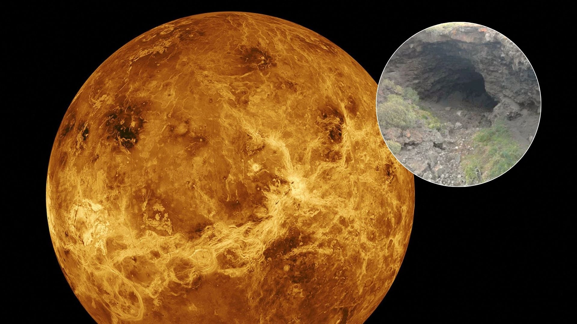 Venus - Foto AFP/ Comparación observación por radar Magallanes NASA