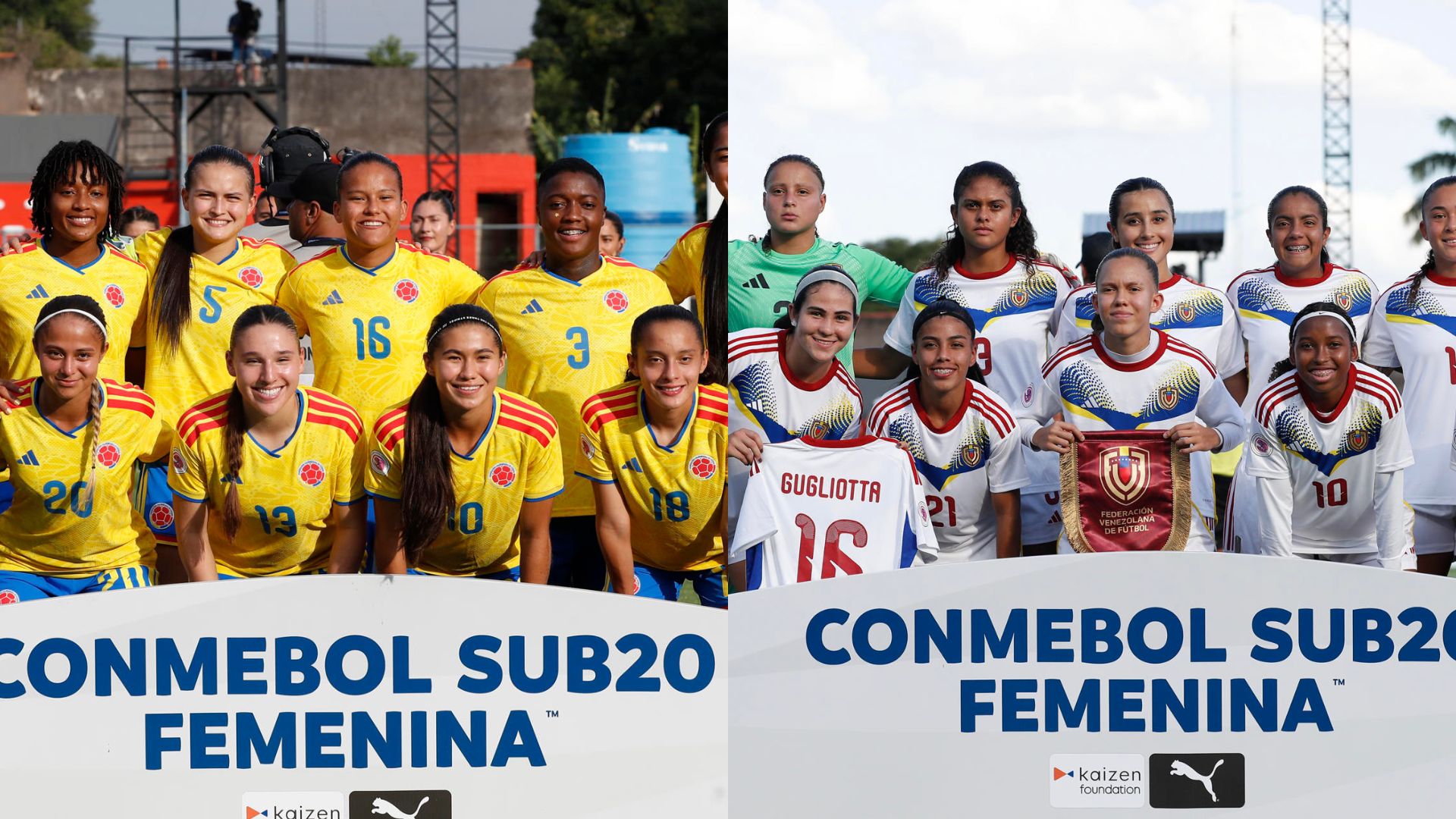Selecciones de Colombia y Venezuela en el Sudamericano Femenino Sub-20 - Fotos. EFE