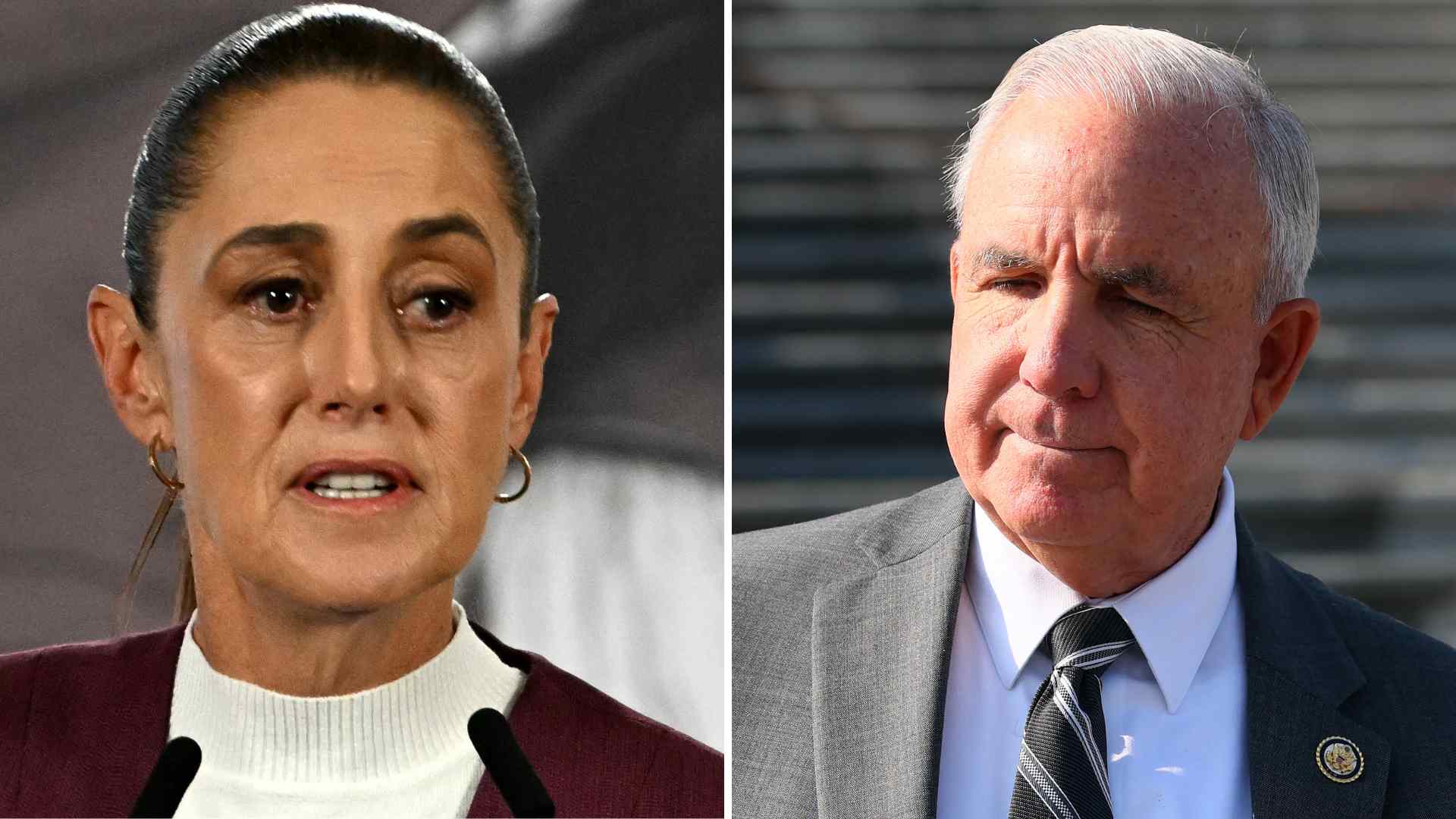 Claudia Sheinbaum y Carlos A. Giménez - AFP