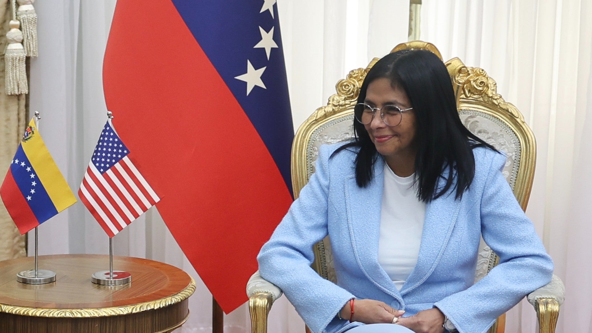 Delcy Rodríguez, jefe encargada del régimen venezolano - Foto: EFE