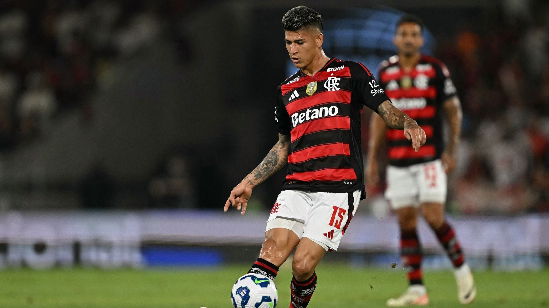 Jorge Carrascal, futbolista colombiano en Flamengo - Foto; AFP