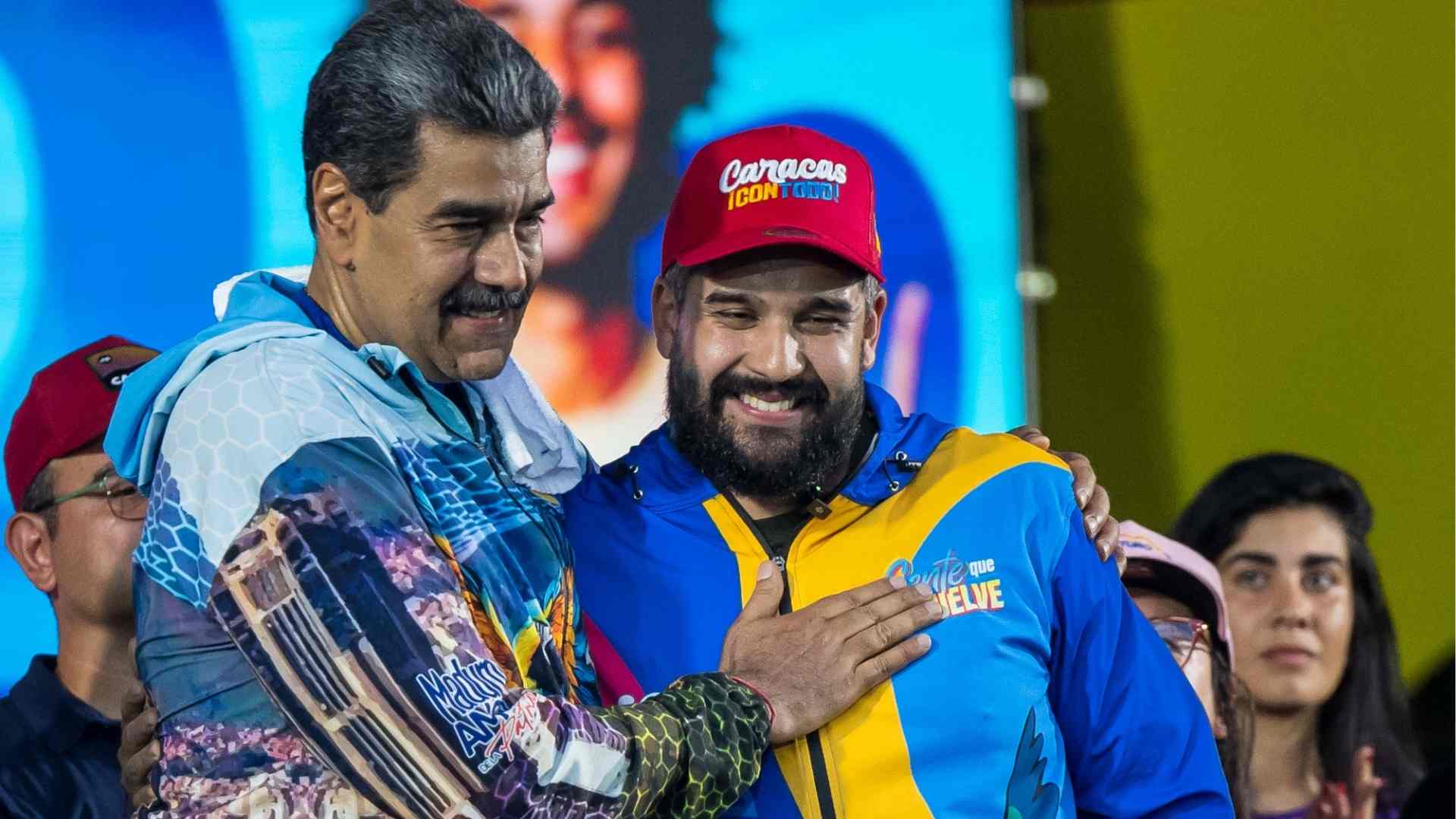 Nicolás Maduro y su hijo - EFE