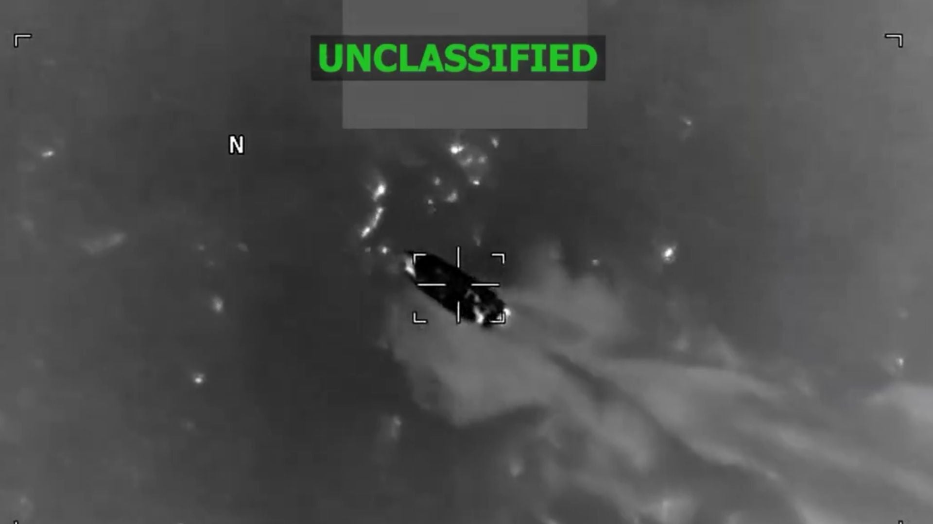 Ataque del Comando Sur a embarcación en el Caribe - Foto: Captura de video