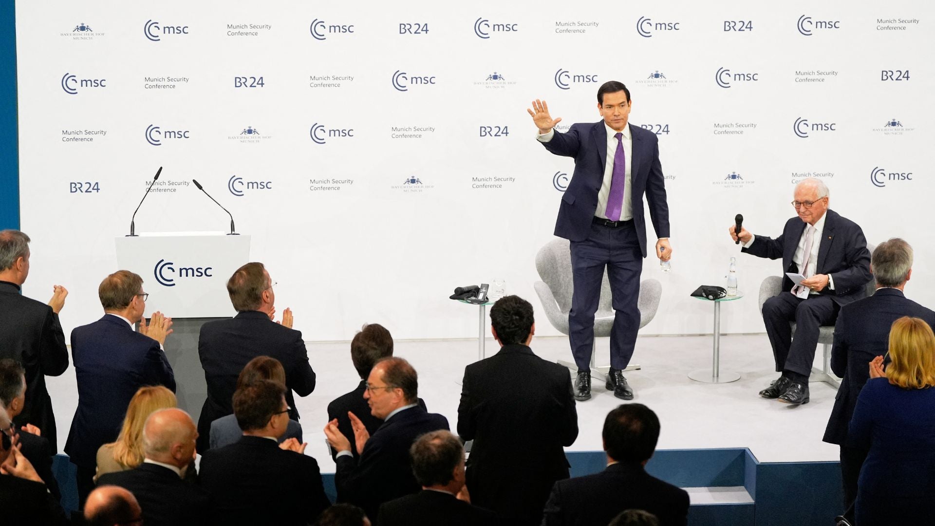Marco Rubio en Múnich - Foto AFP