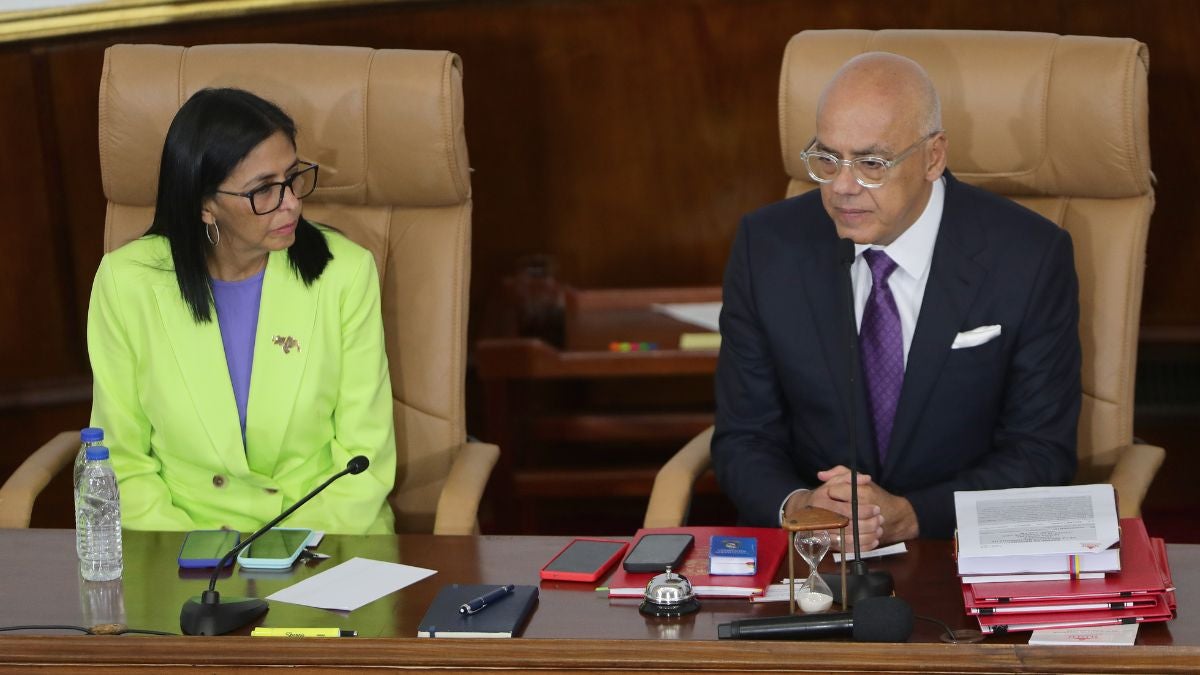 Delcy y Jorge Rodríguez (EFE)