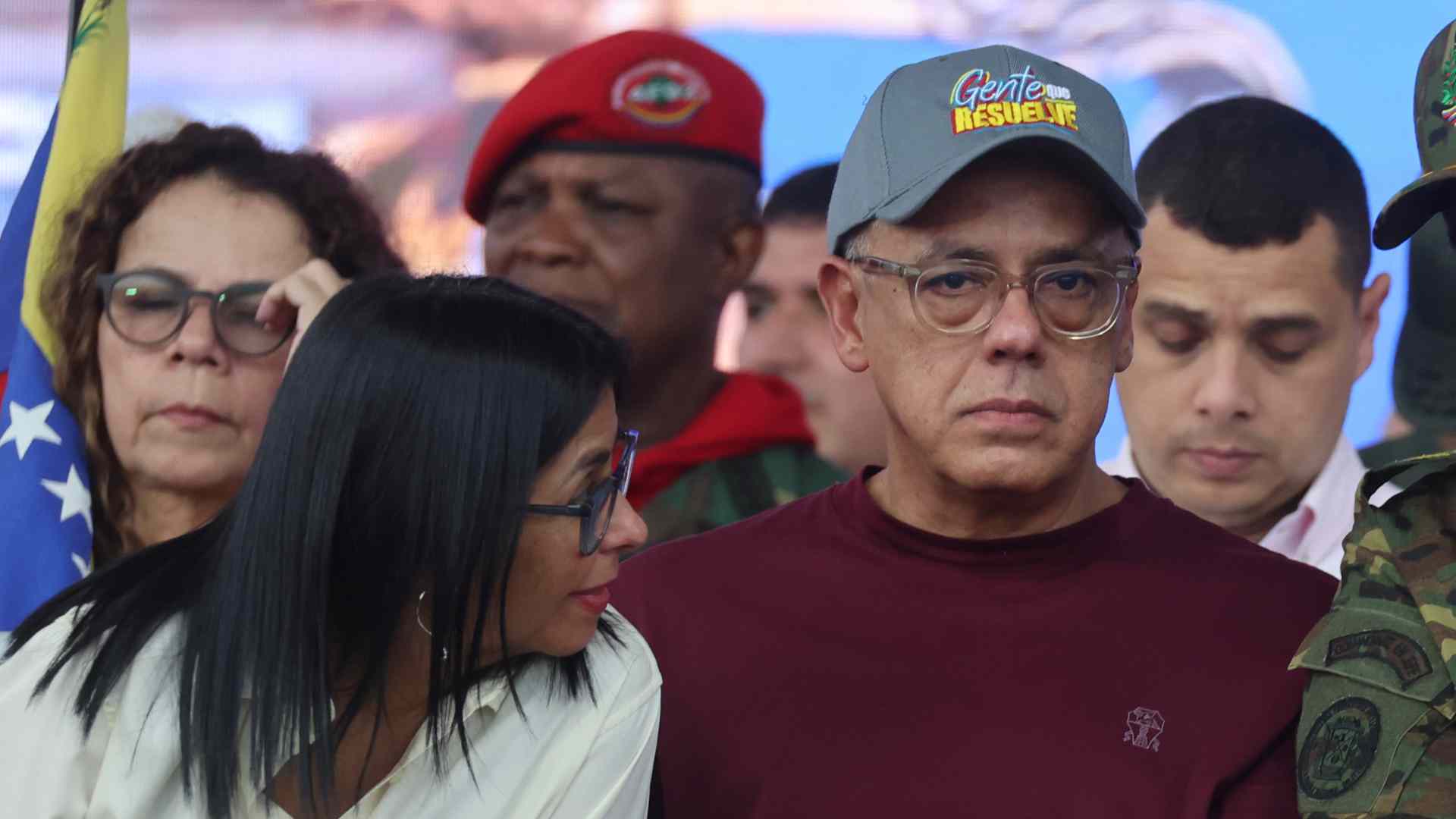 Delcy Rodríguez y Jorge Rodríguez - EFE