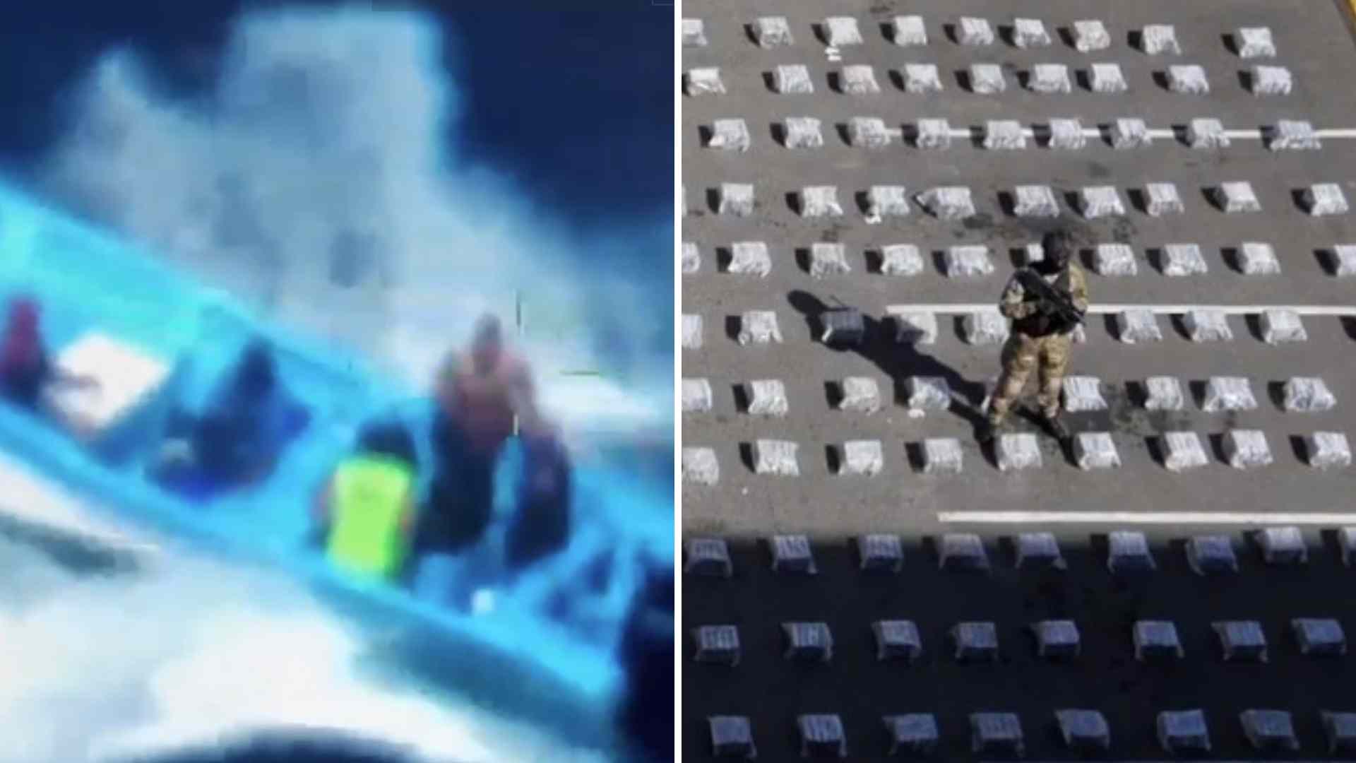 Decomiso en República Dominicana - Captura de video (@DNCDRD)