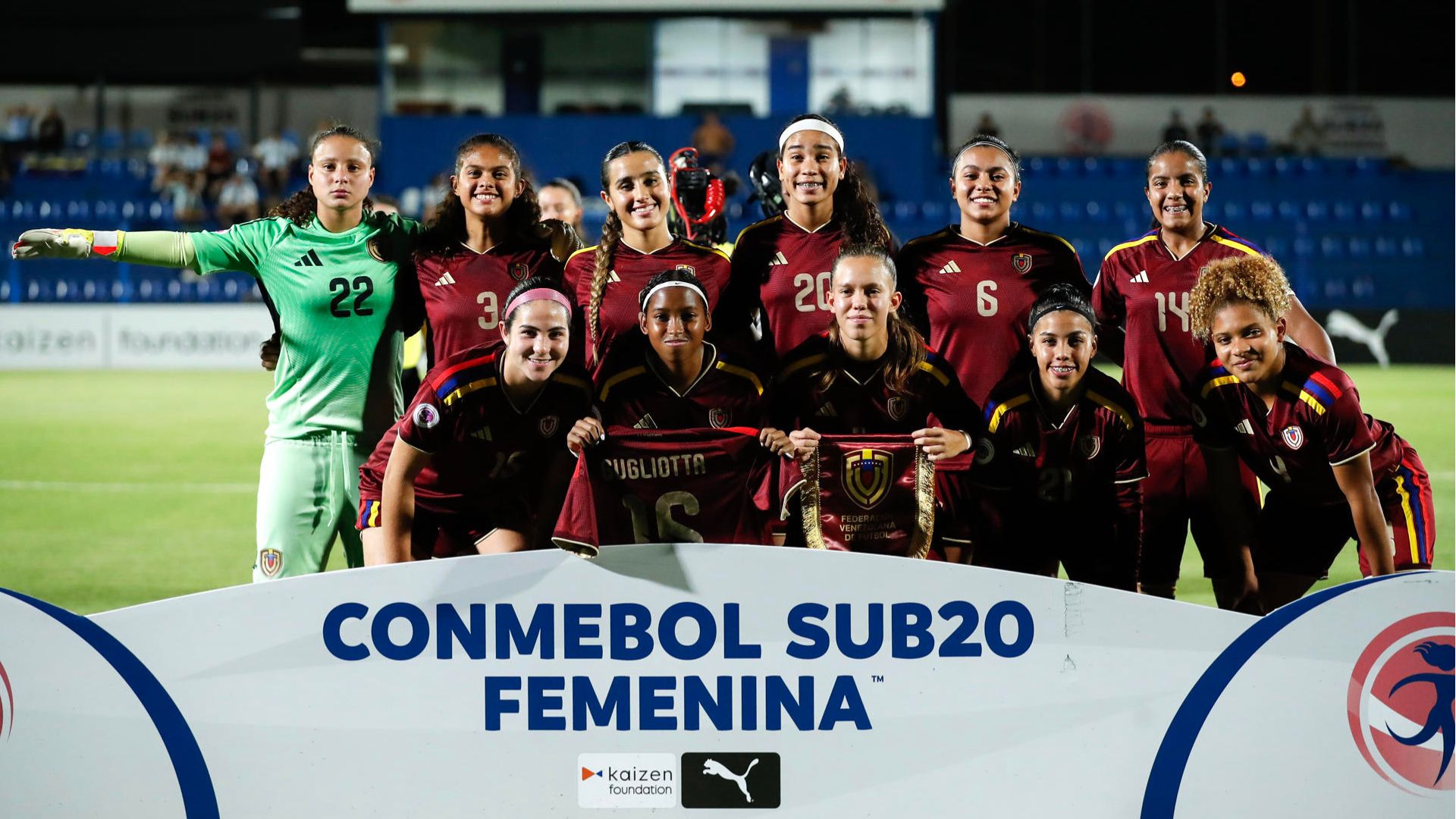 Selección Femenina de Venezuela Sub-20 - Foto: EFE