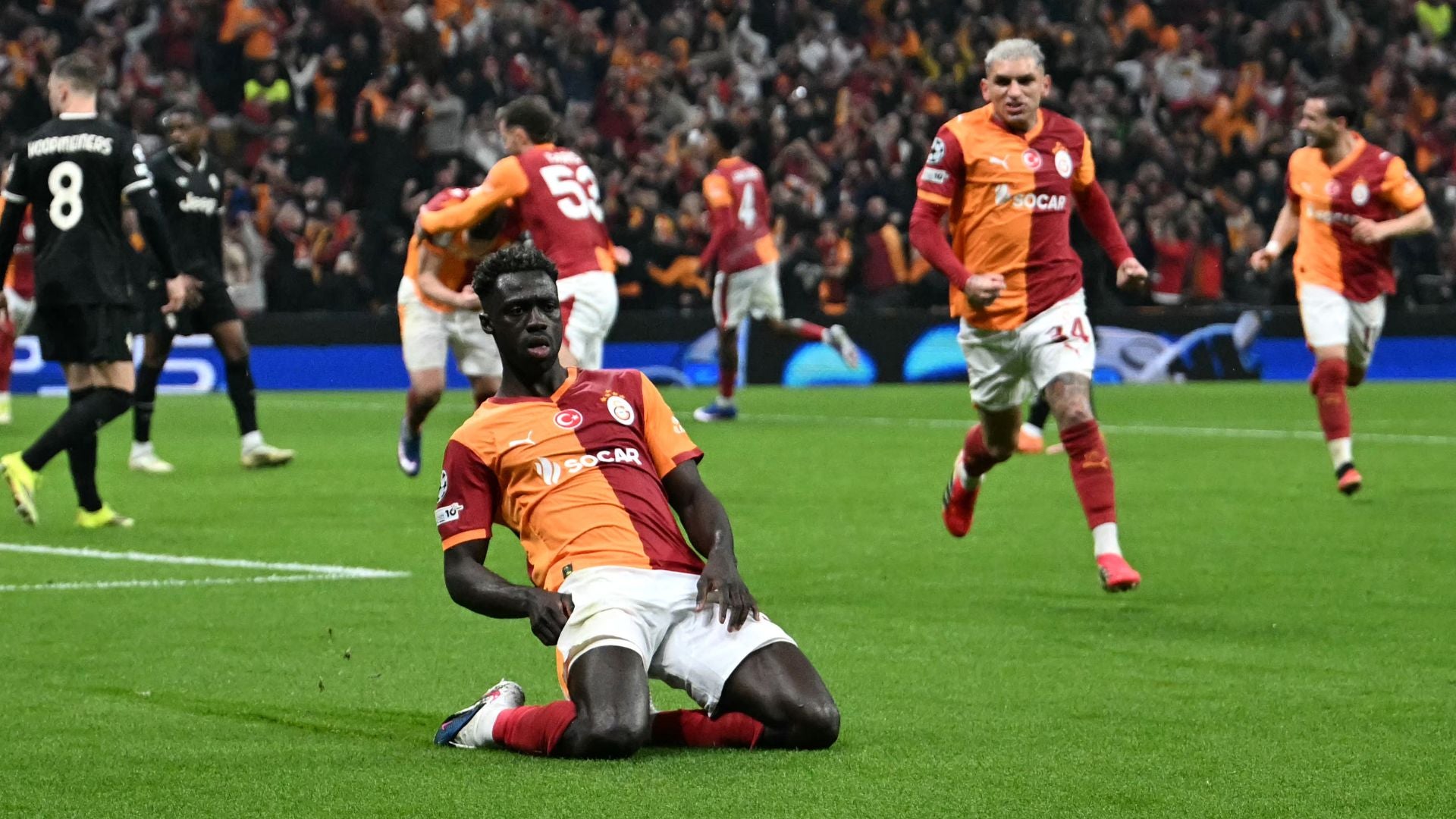 Davinson Sánchez, futbolista del Galatasaray - Foto: AFP