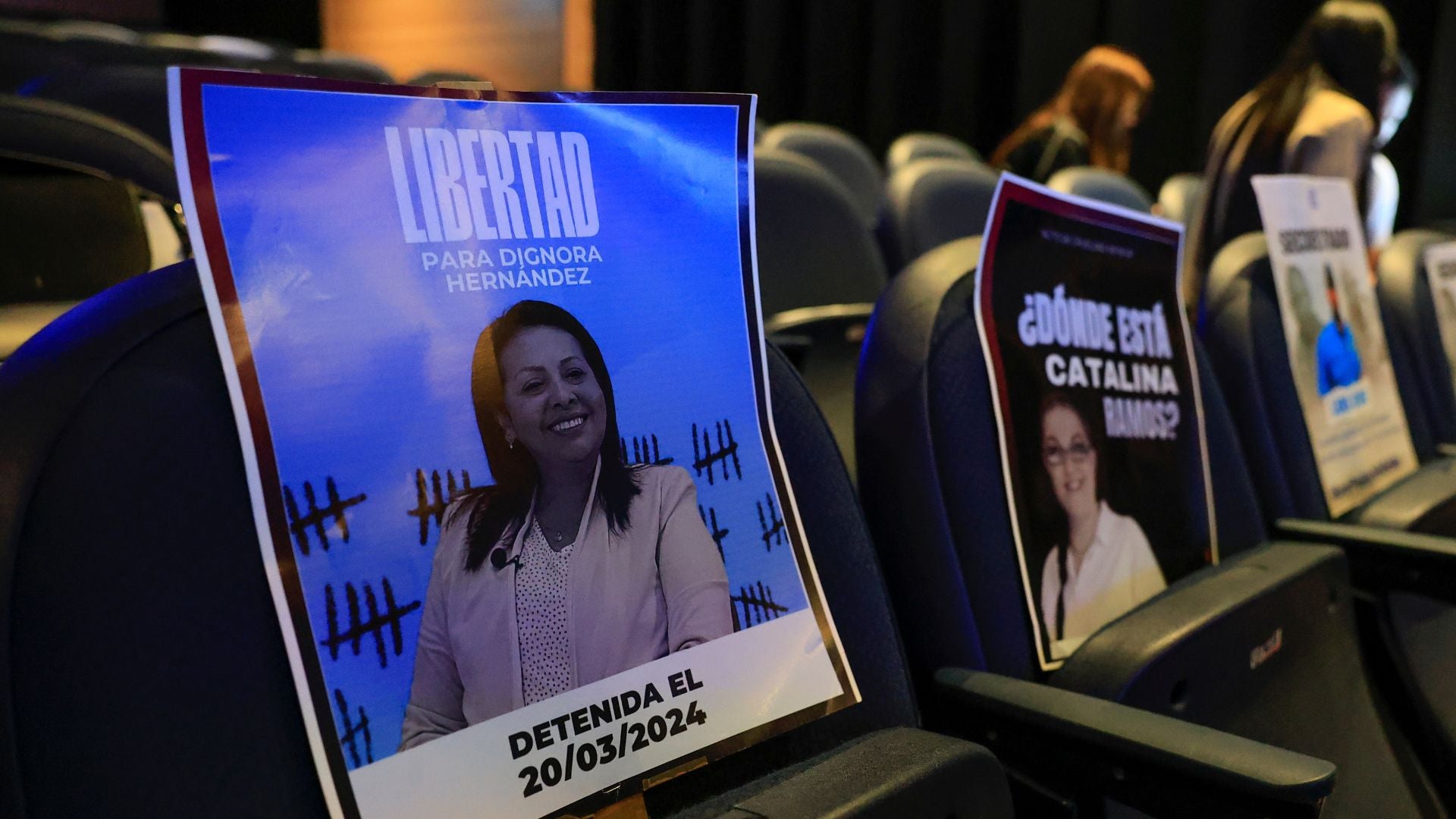 Dignora Hernández, exprisionera política del régimen venezolano - EFE