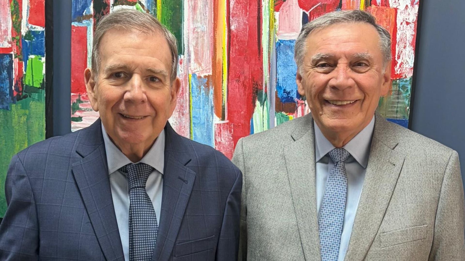 Edmundo González y Jamil Mahuad - Foto: X @EdmundoGU