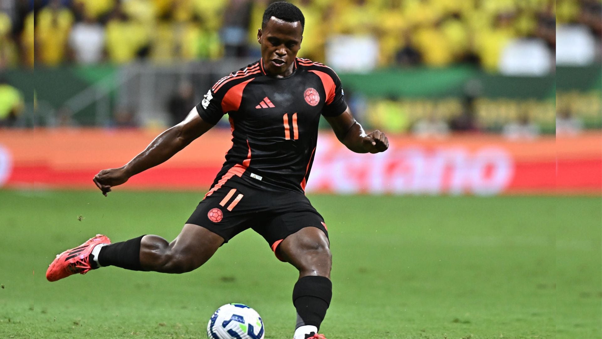 Jhon Arias con la selección Colombia - Foto: EFE