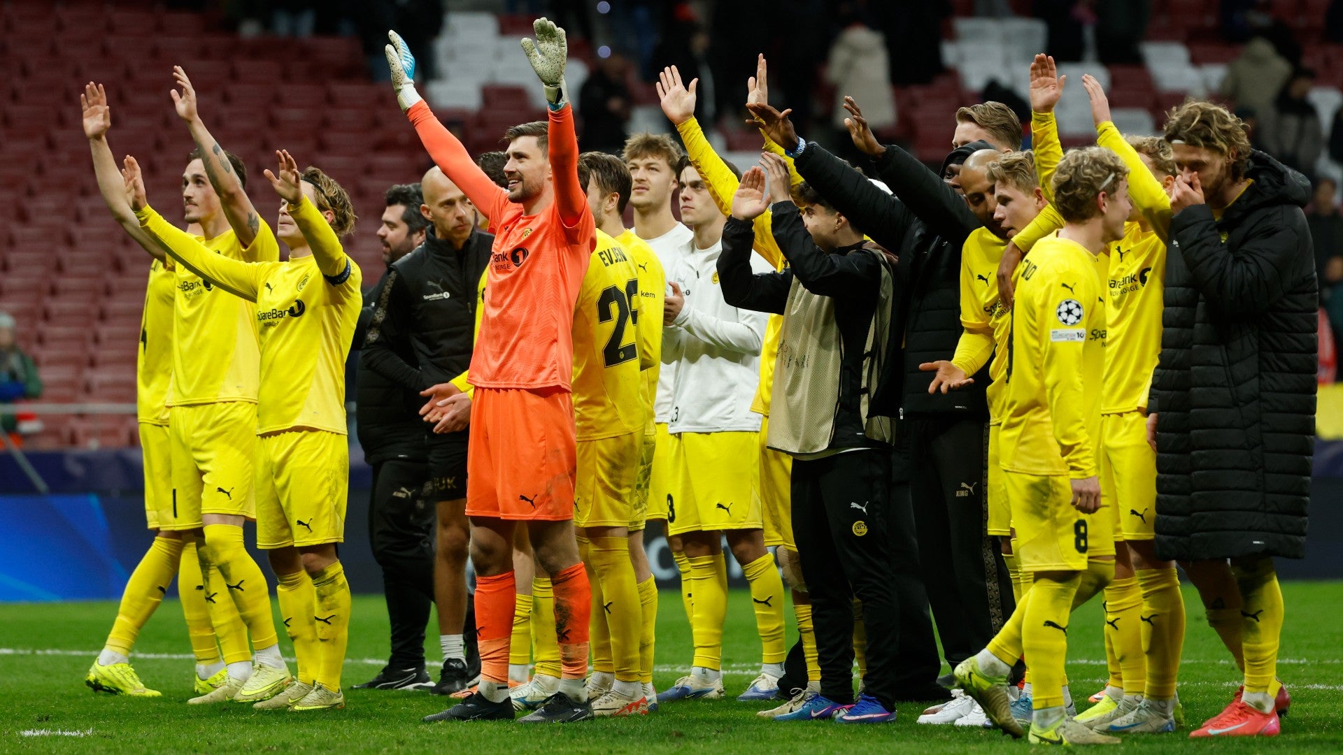 Jugadores del club noruego Bodø/Glimt - Foto: EFE
