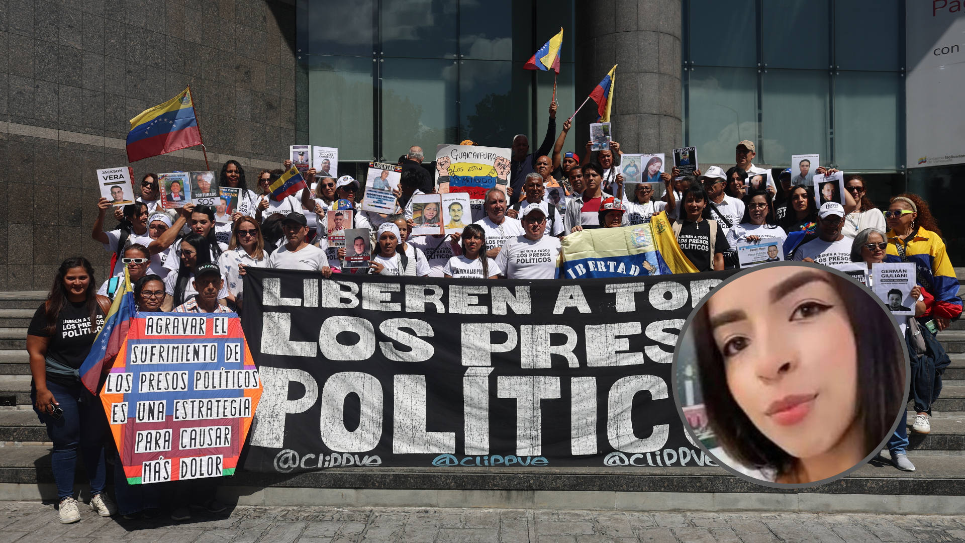 Foto referencia de Maykelis Borges y presos políticos | EFE- x: @TAMARA_SUJU